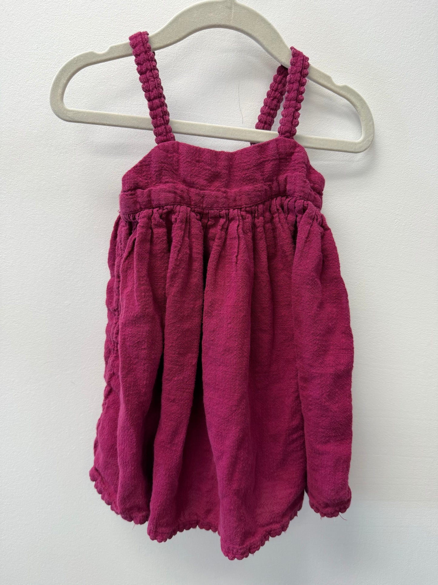 OLD NAVY PURPLE LINEN DRESS SIZE 2T