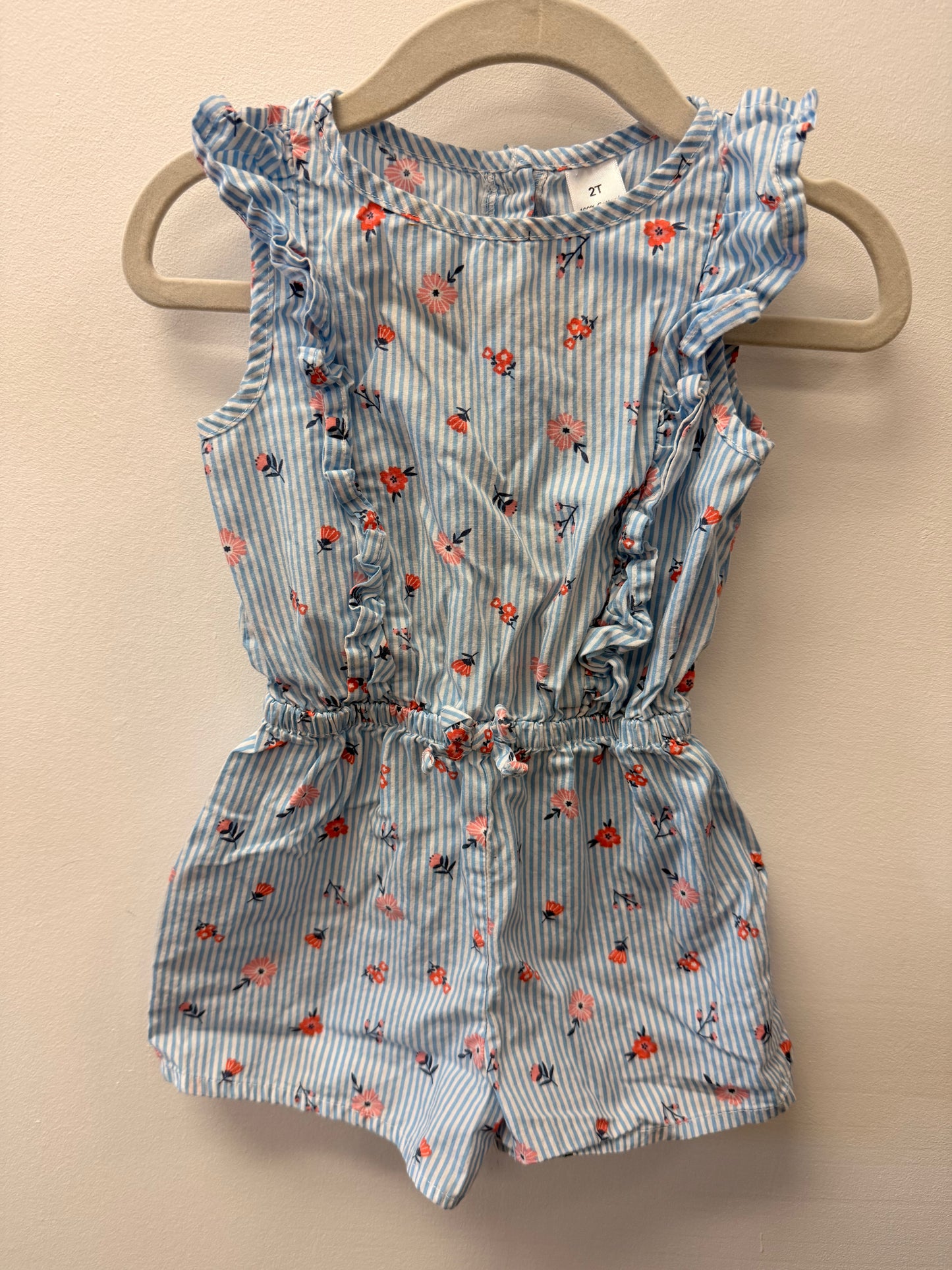 GEORGE FLORAL ROMPER SIZE 2T