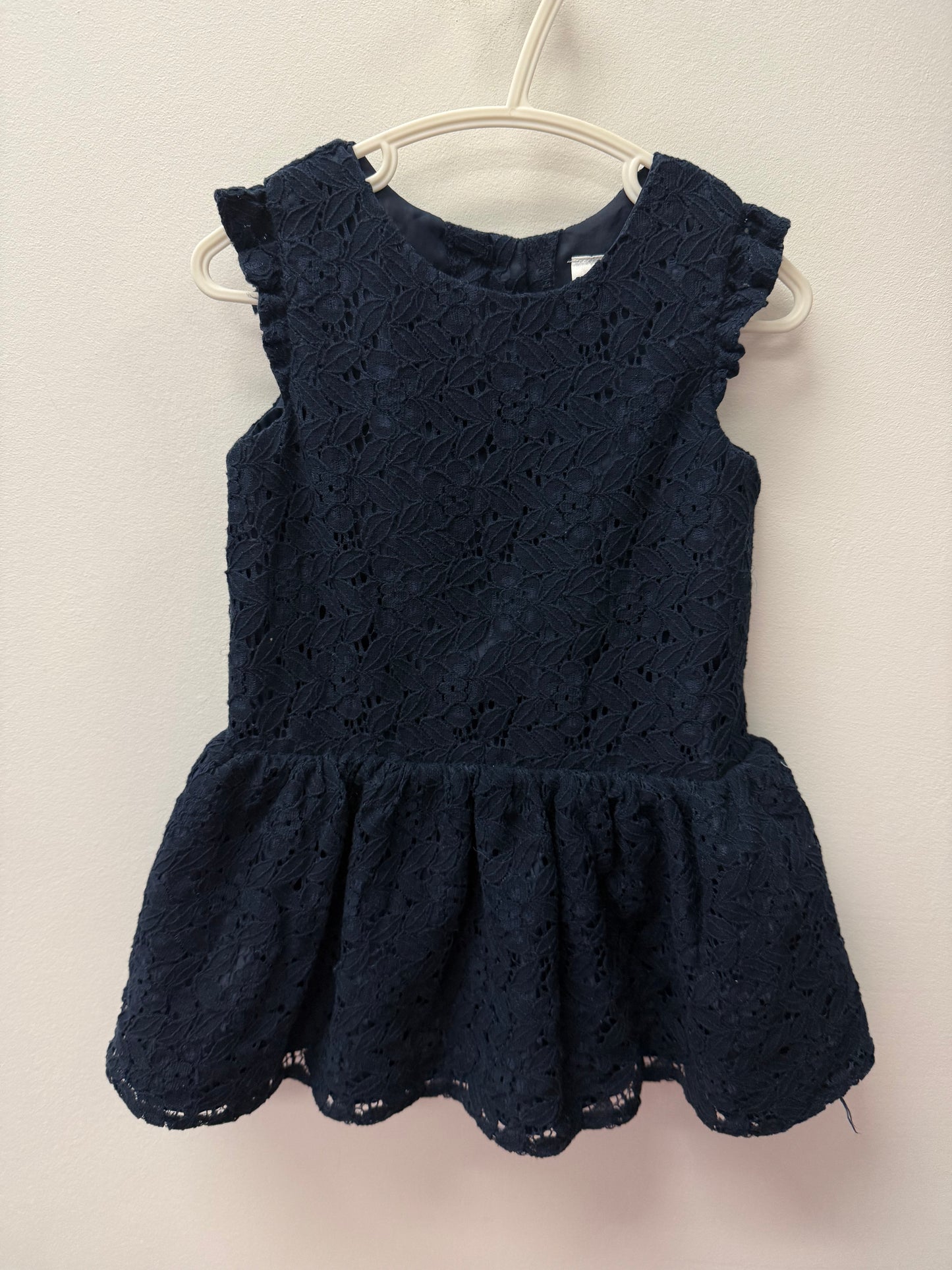 GEORGE BLUE LACE DRESS SIZE 18-24M