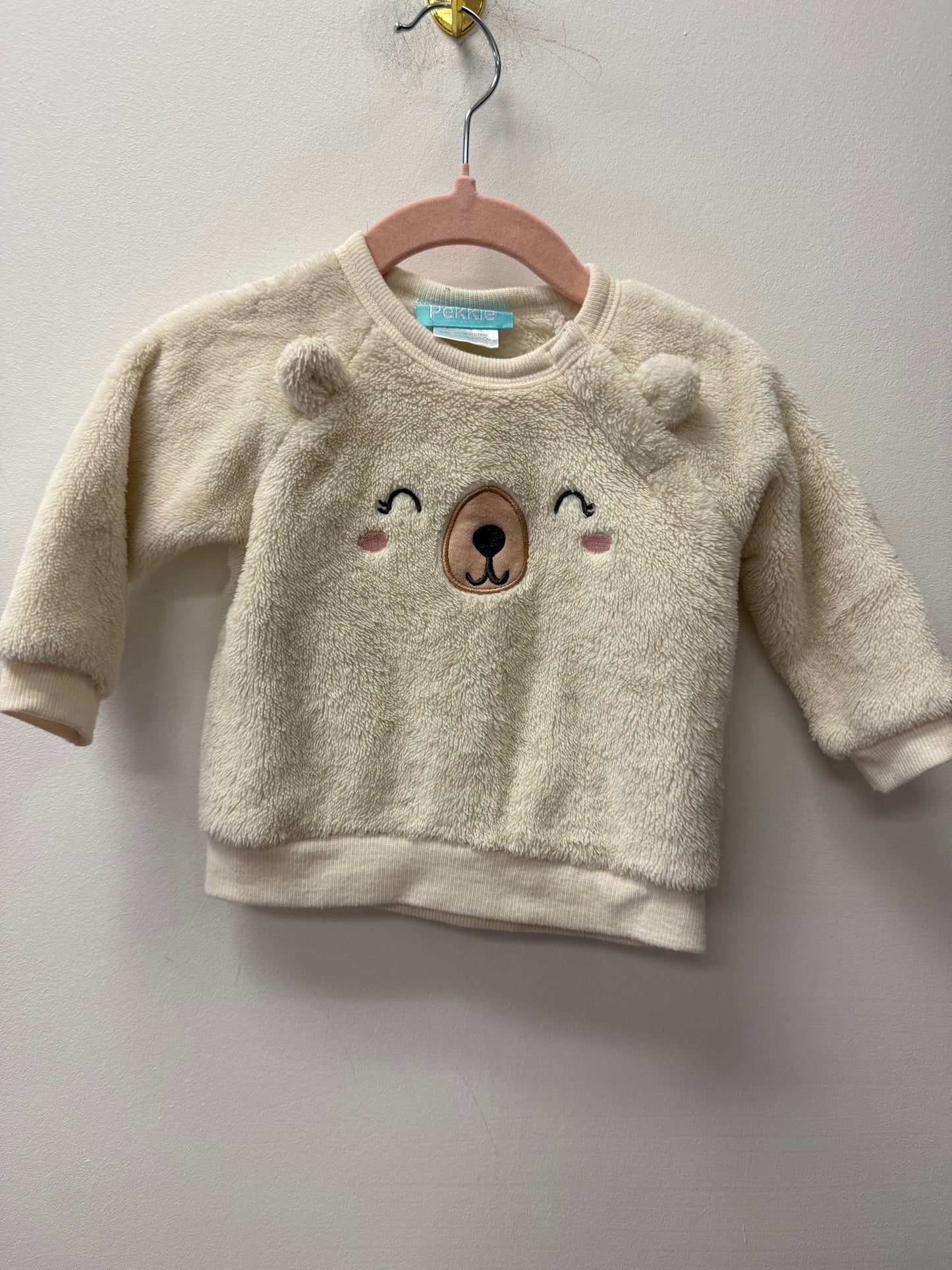 PEKKLE FUZZY CREW SIZE 6M
