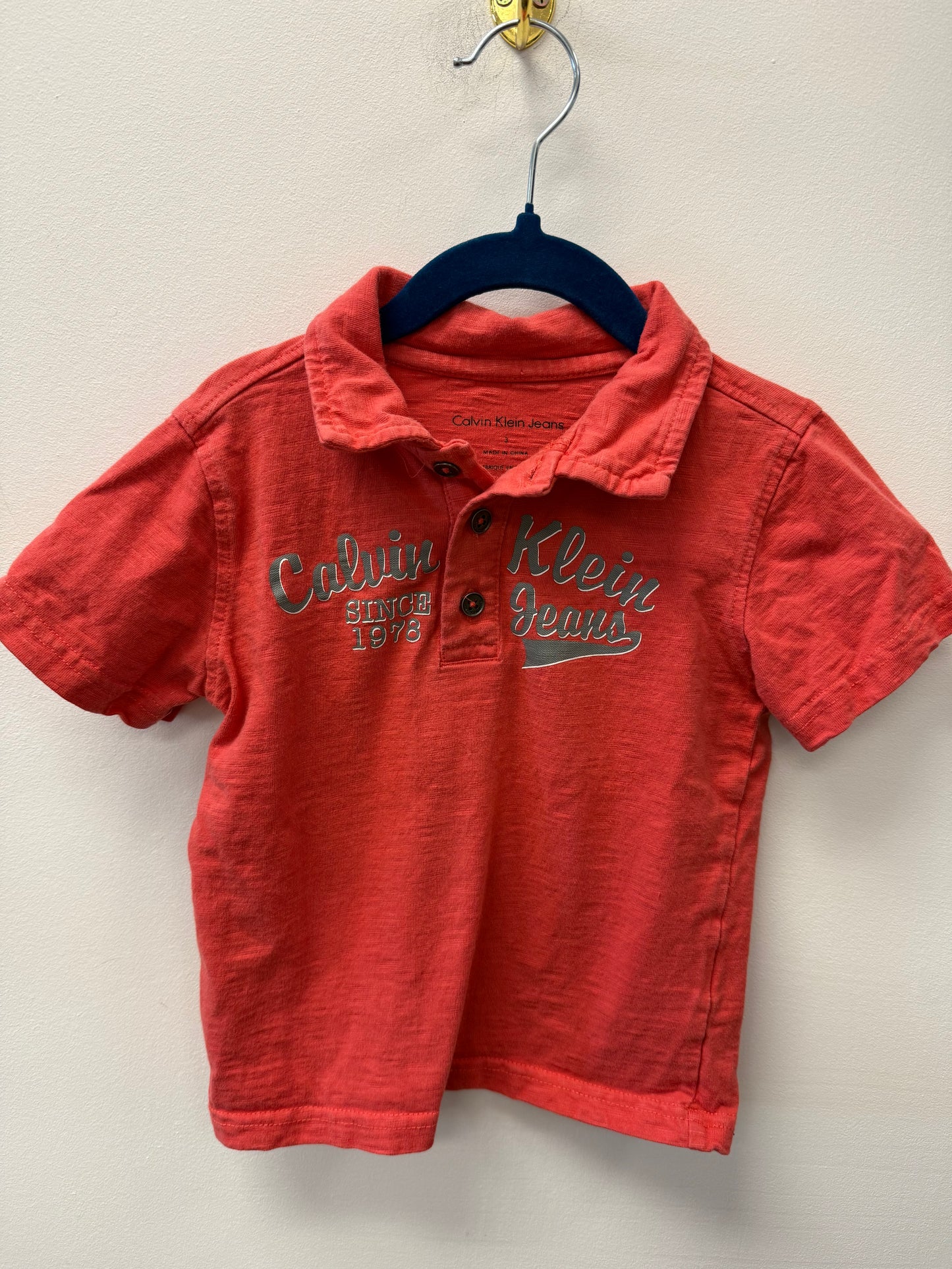 CALVIN KLEIN COLLARED SHIRT SIZE 3T
