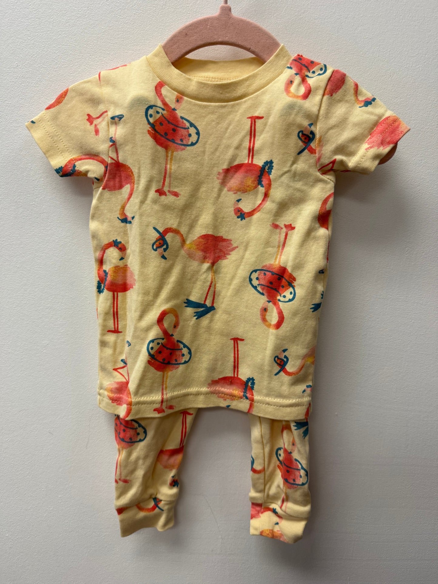CARTERS FLAMINGO PJ SET SIZE 6-9M