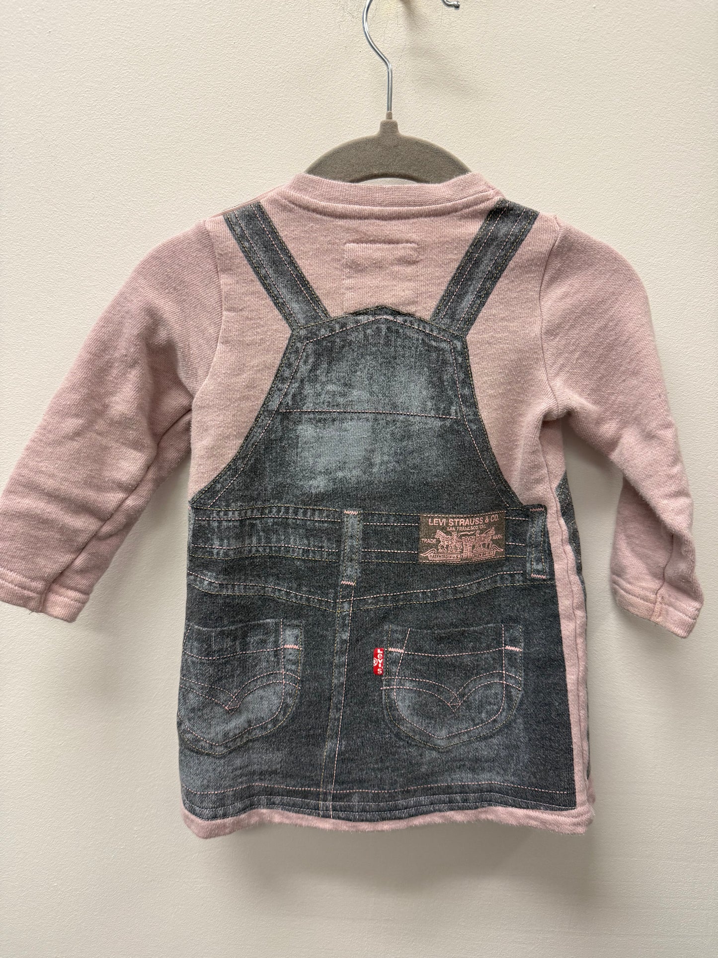 LEVIS COVERALL DRESS SIZE 12M