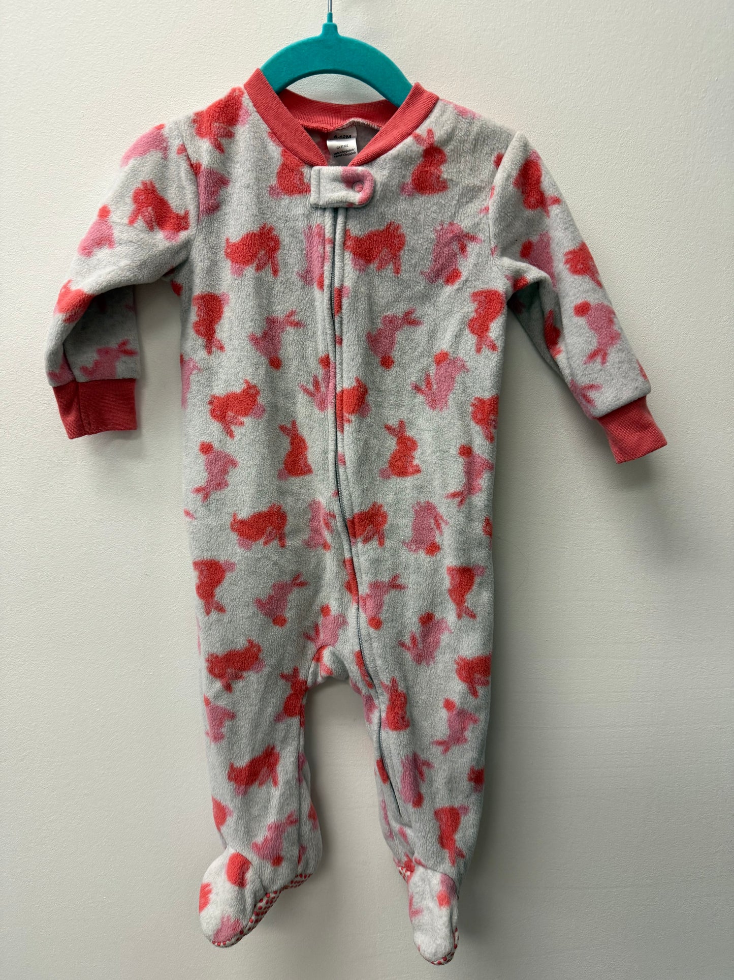 GEORGE FLEECE BUNNY SLEEPER SIZE 6-12M