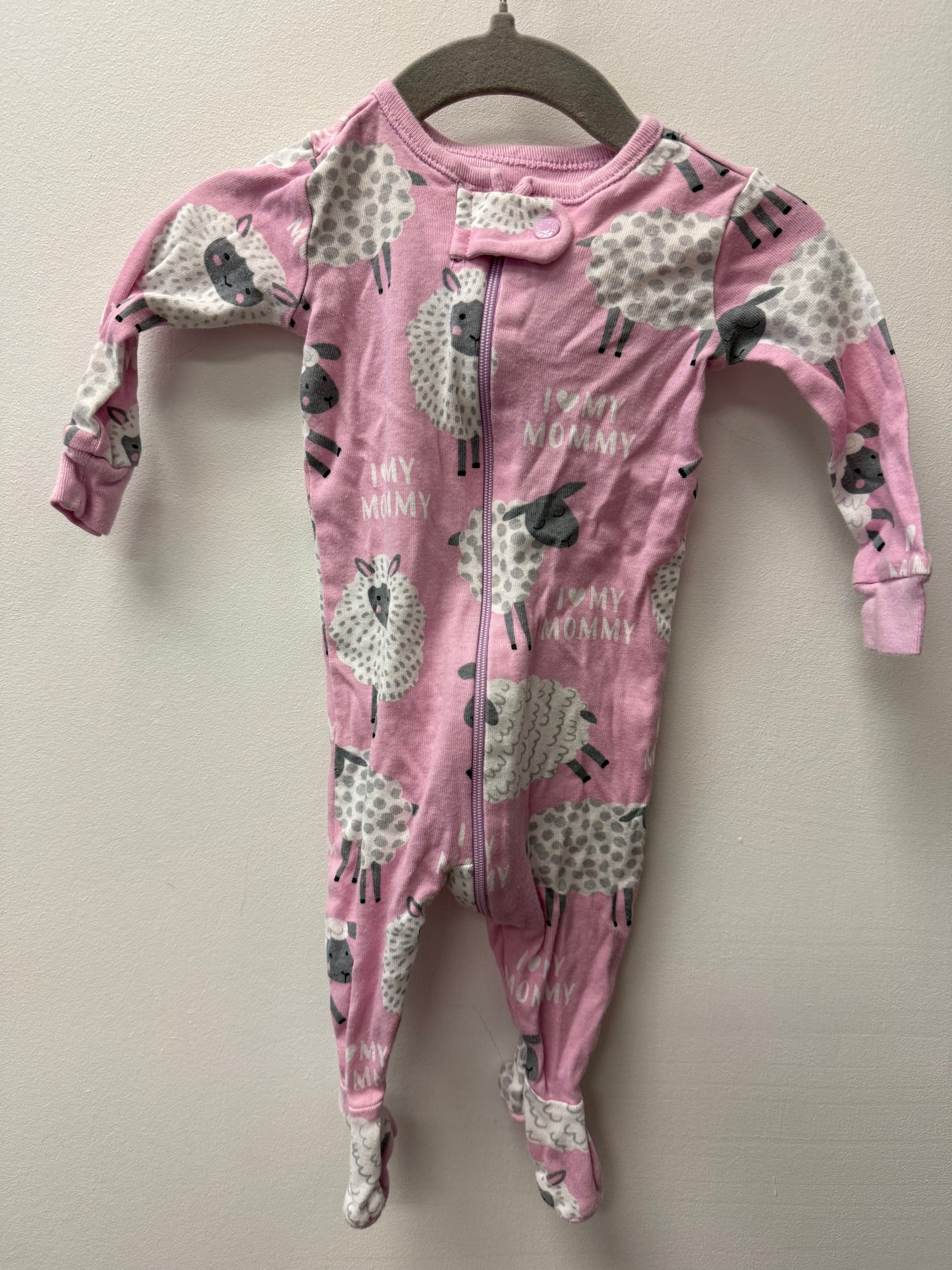 CHILDRENS PLACE SHEEP SLEEPER SIZE 0-3M