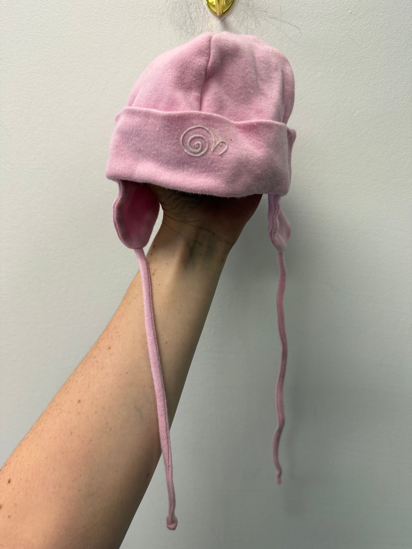 100% COTTON PINK TOQUE SIZE 0-6M