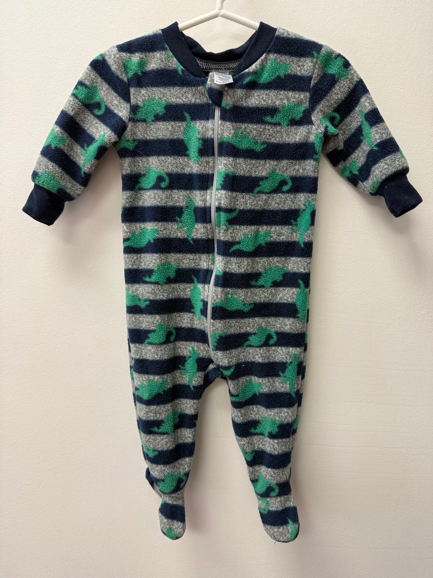 GEORGE FLEECE DINO SLEEPER SIZE 3-6M