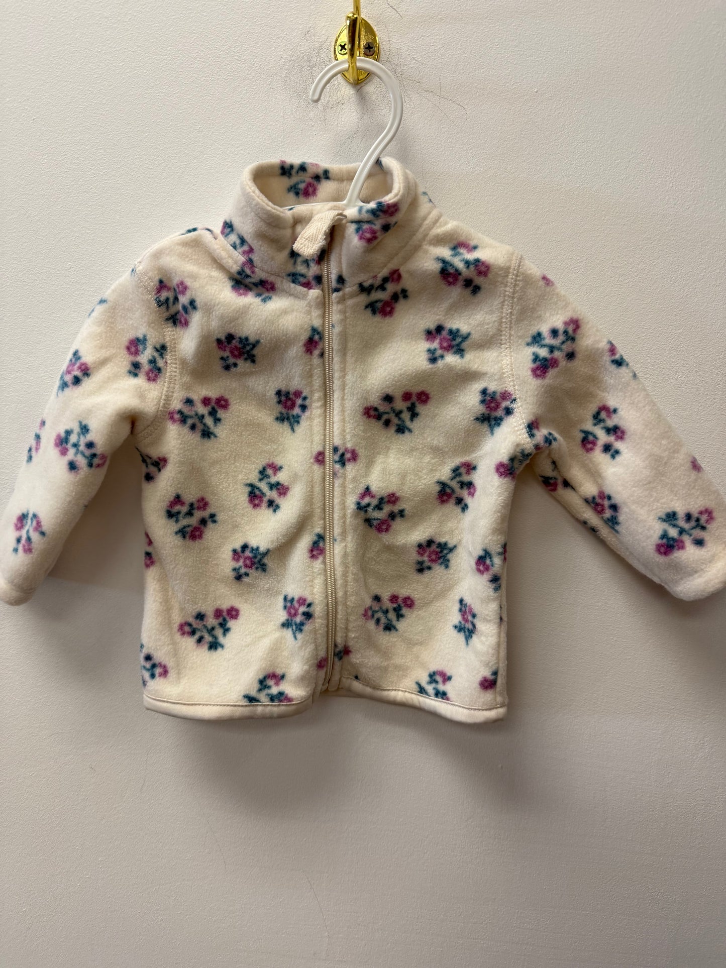GEORGE FLEECE FLORAL SWEATER SIZE 3-6M