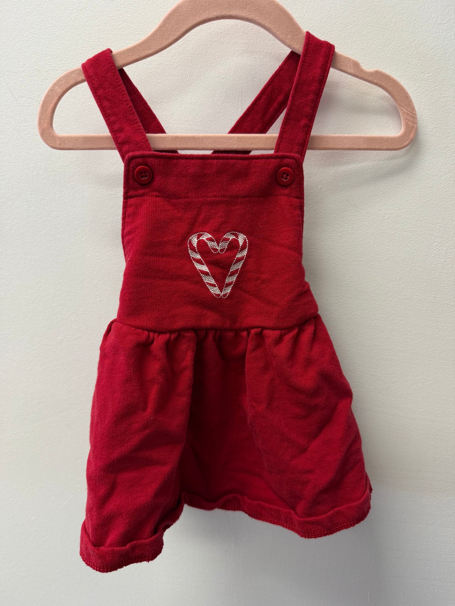 CARTERS CANDY CANE SKIRTALL SIZE 6-9M