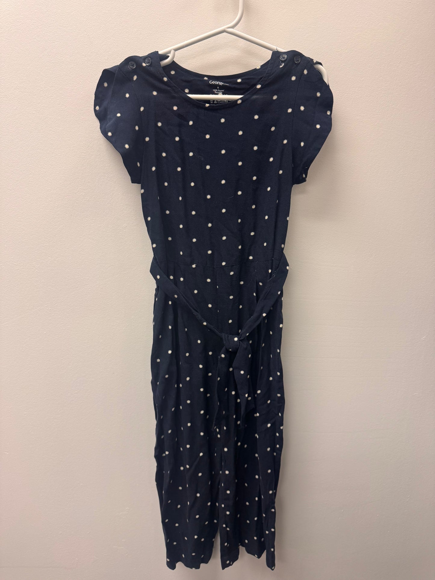 GEORGE DAISY ROMPER SIZE 6