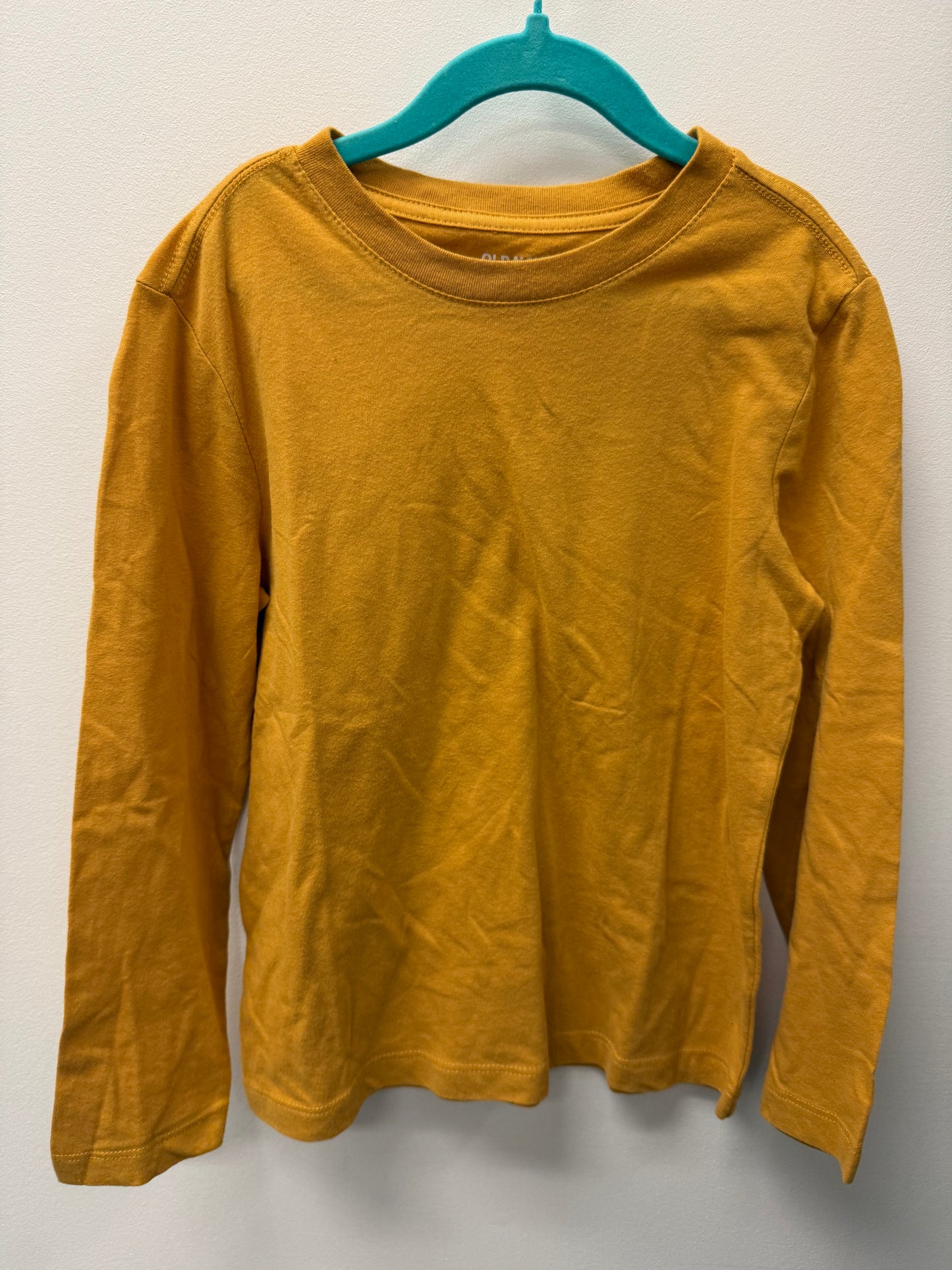 OLD NAVY MUSTARD COLOR SHIRT SIZE 6-7