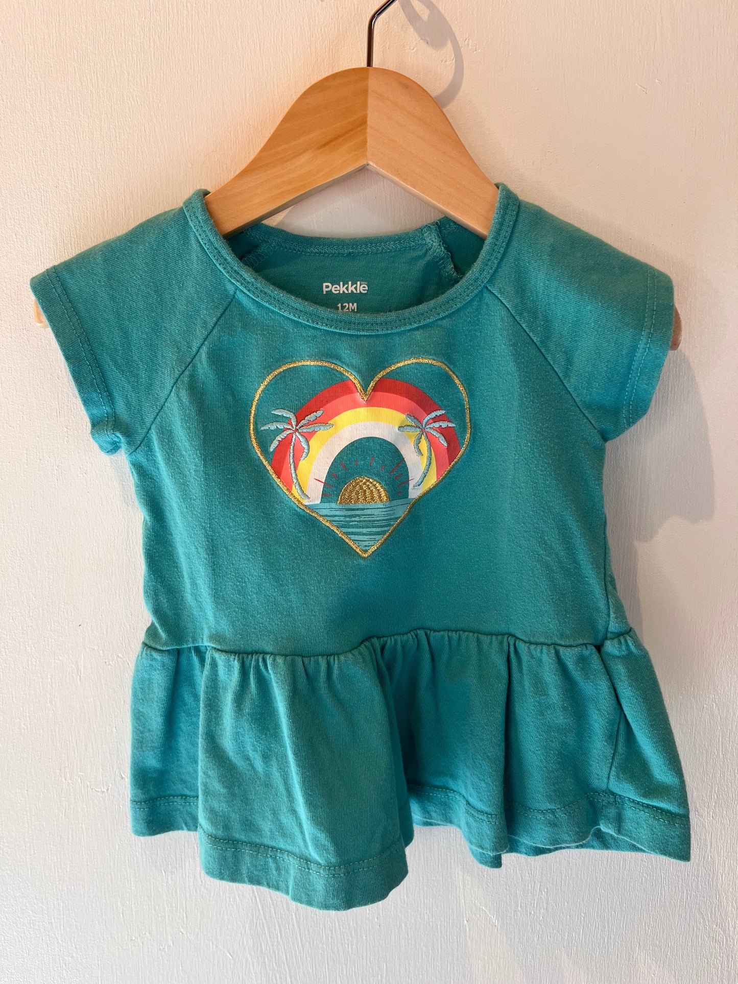 PEKKLE RAINBOW SHIRT 12M