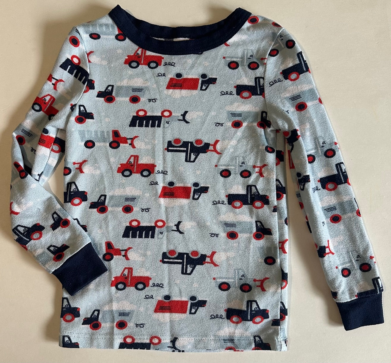 Joe Fresh, Blue Vehicles Pyjama Shirt - Size 3T
