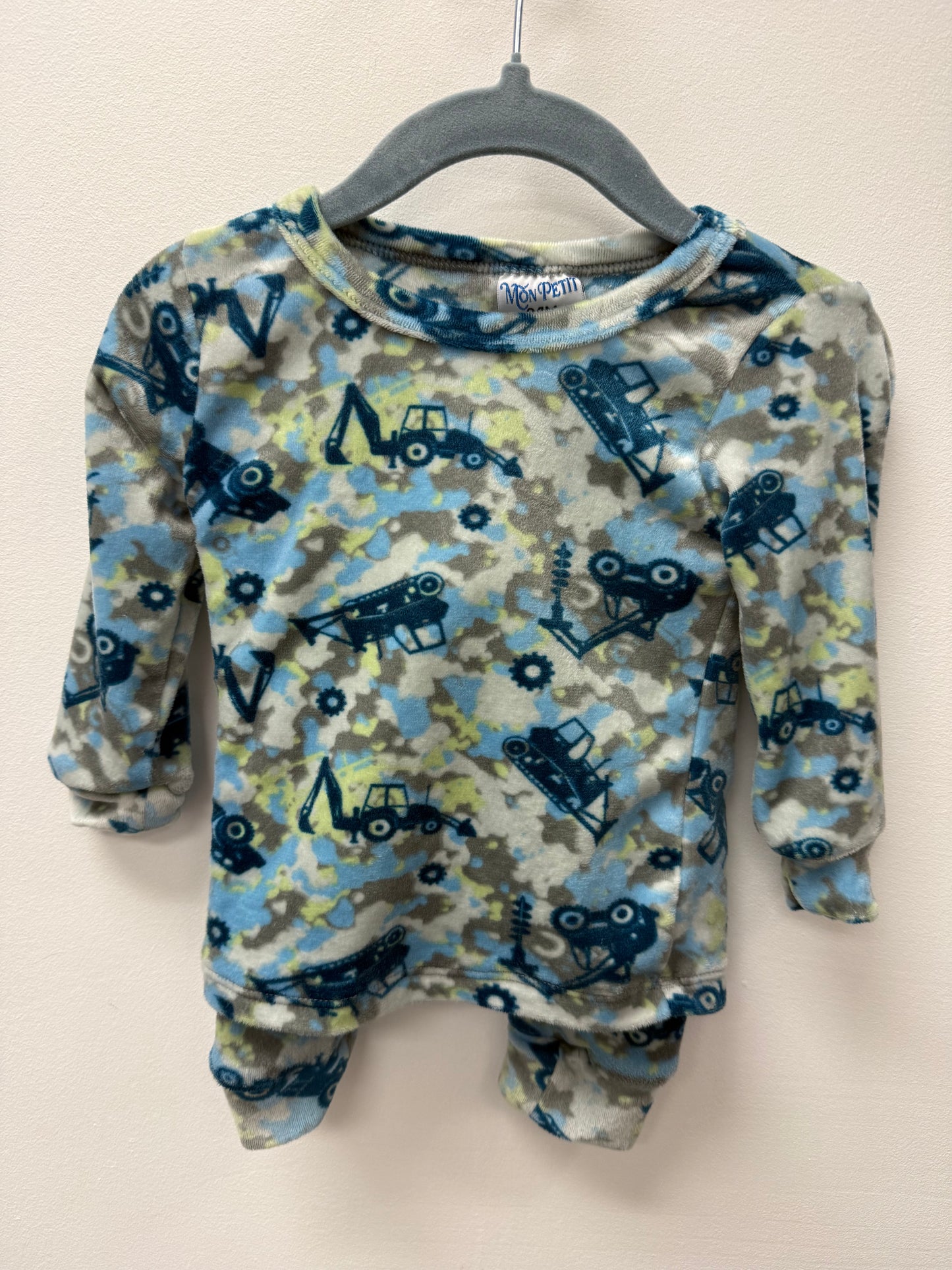 MON PETIT DOZER PJ'S SIZE 24M