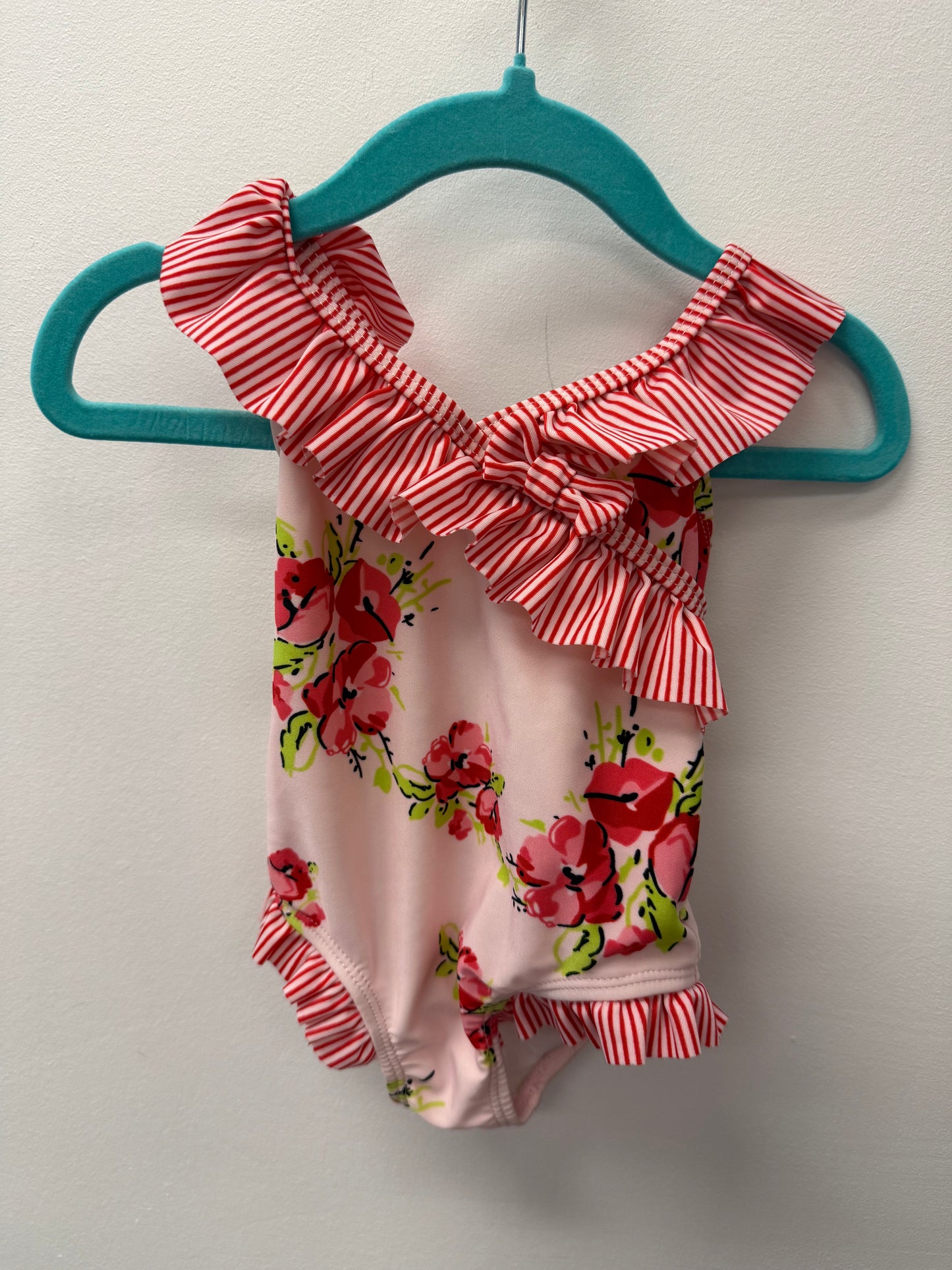 ABSORBA FLORAL BATHING SUIT SIZE 12M
