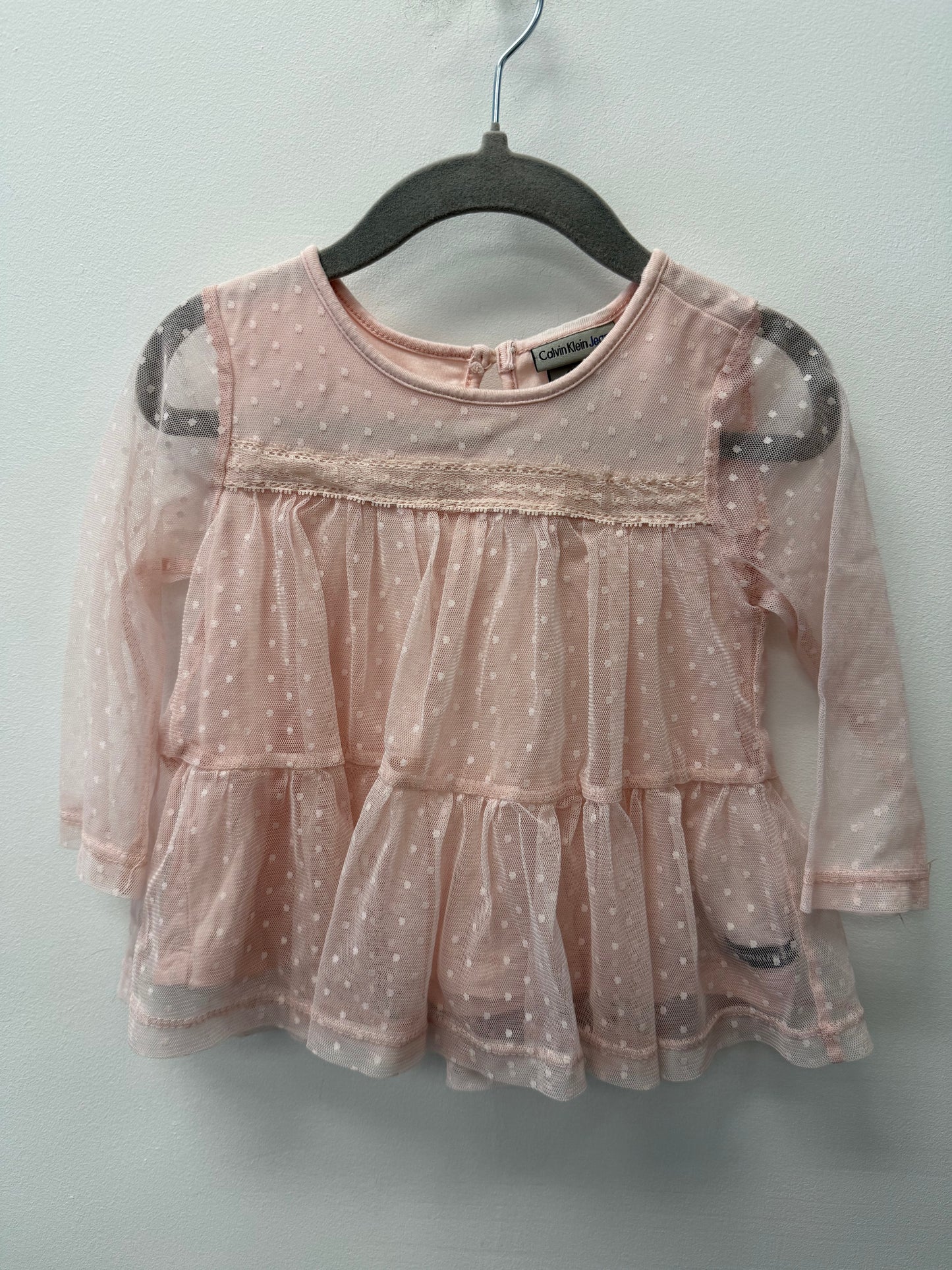 CALVIN KLEIN PINK DRESS SIZE 12M