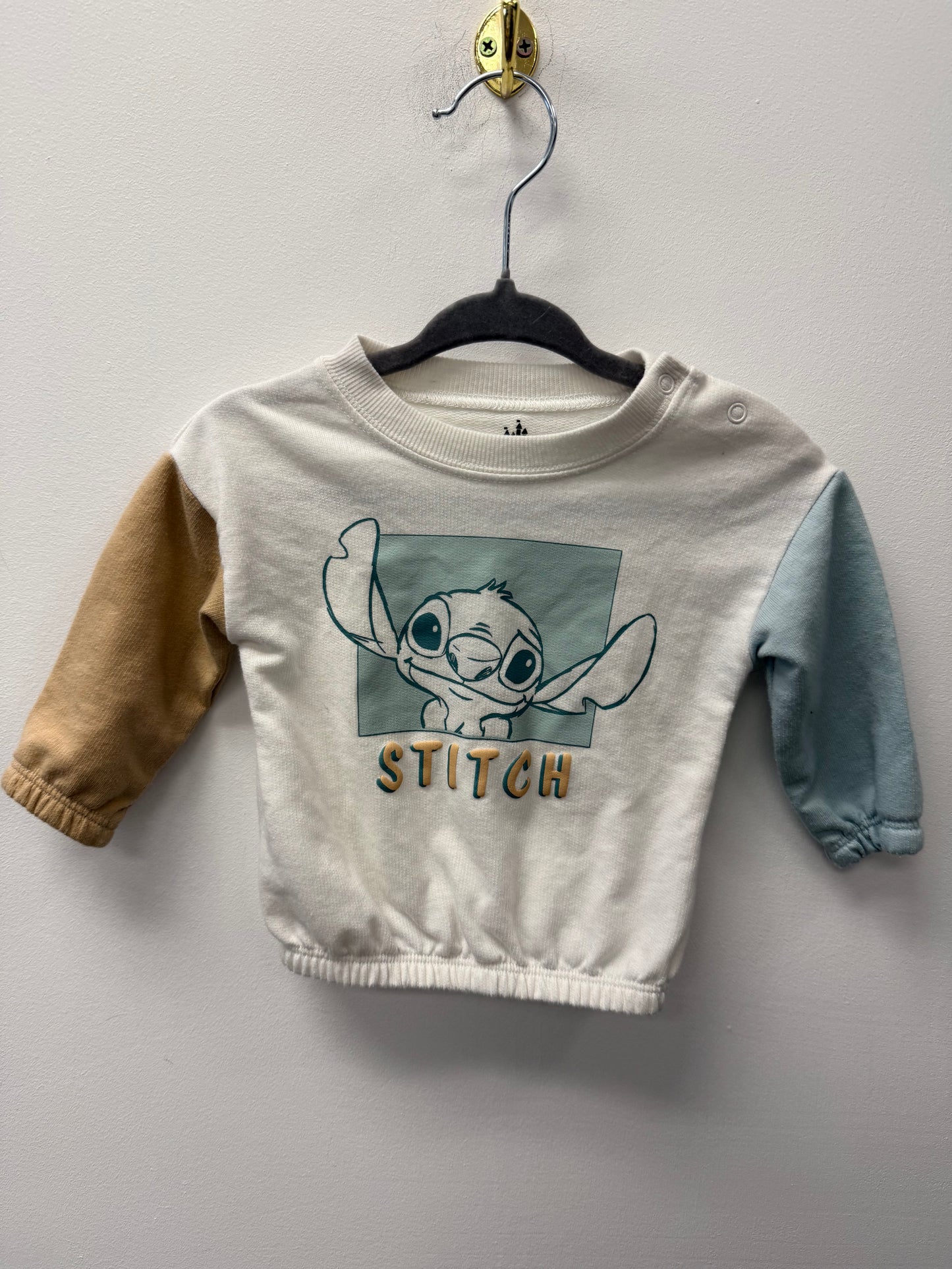 DISNEY STICH CREW SIZE 0-3M