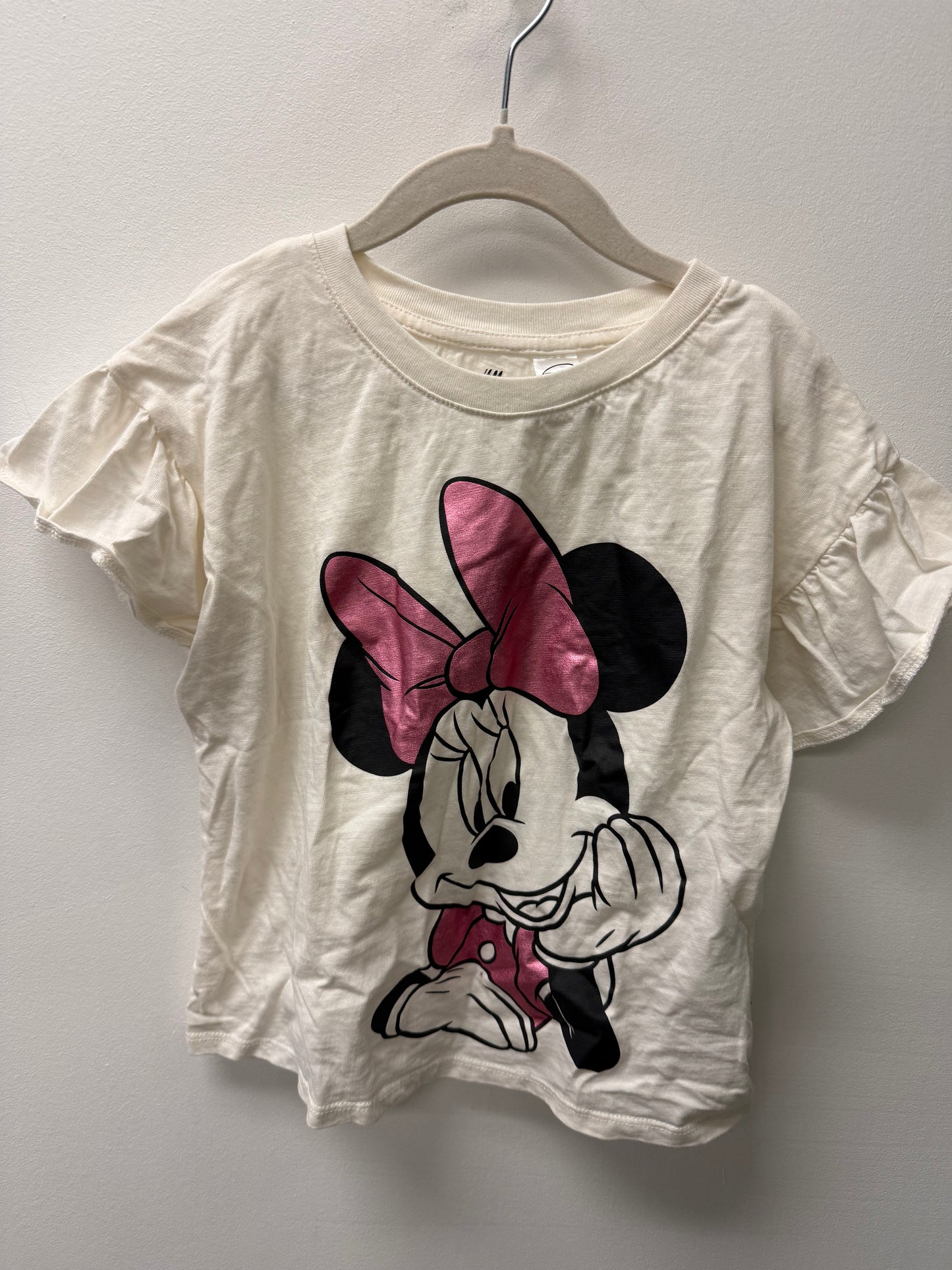 H&M MINNIE MOUSE SHIRT SIZE 6-7