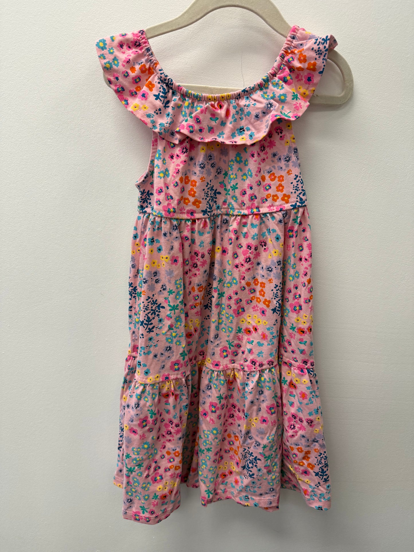 GEORGE PINK FLORAL DRESS SIZE 4-5