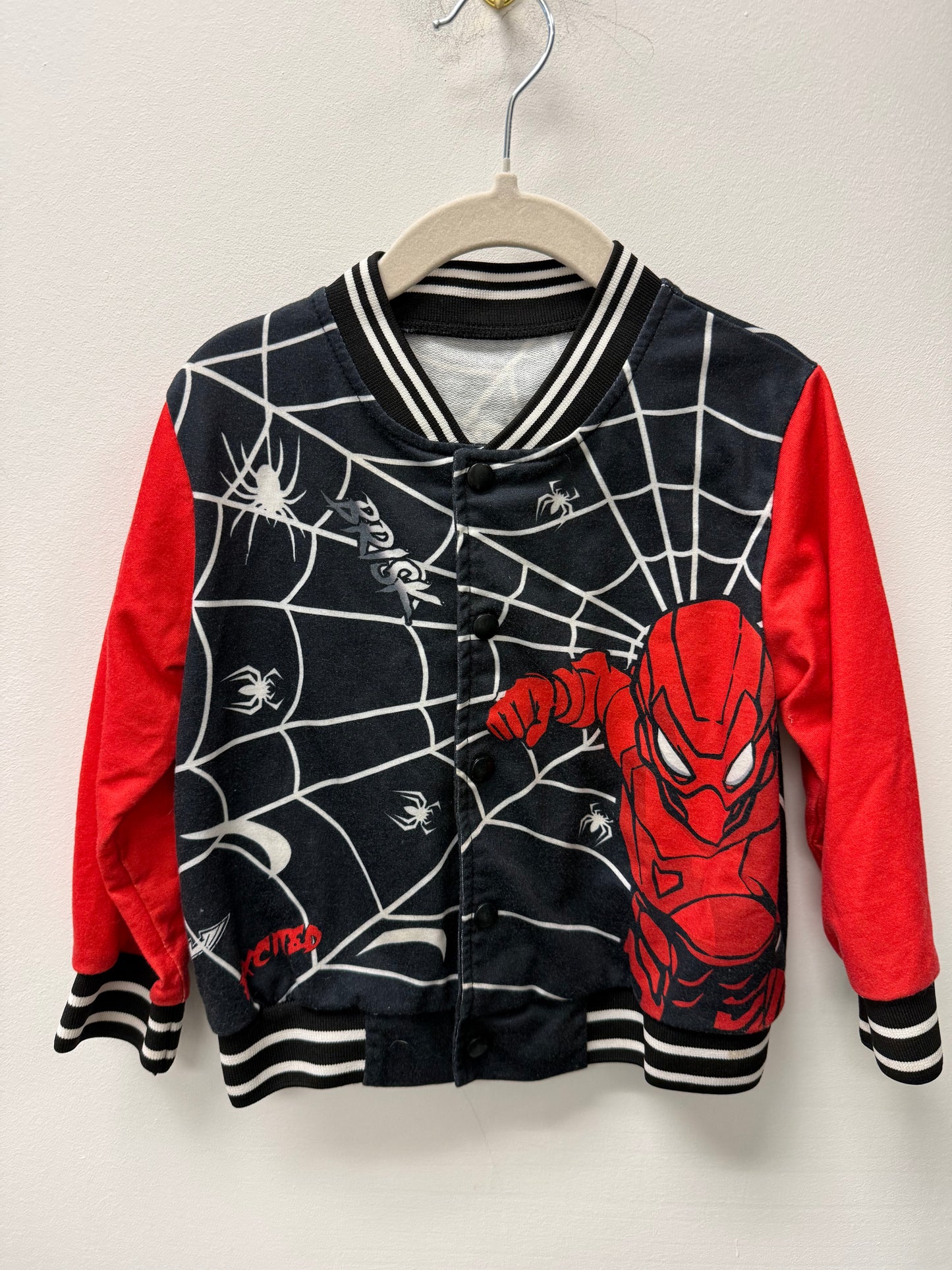SPIDER MAN BOMBER JACKET SIZE 3-4T