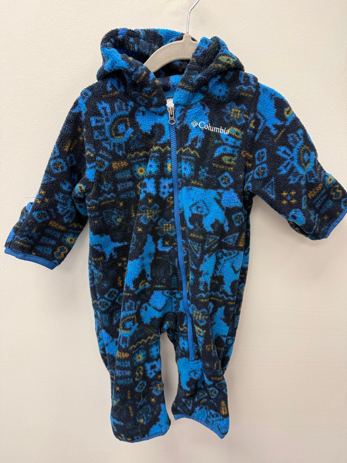 COLUMBIA FLEECE SUIT SIZE 3-6M
