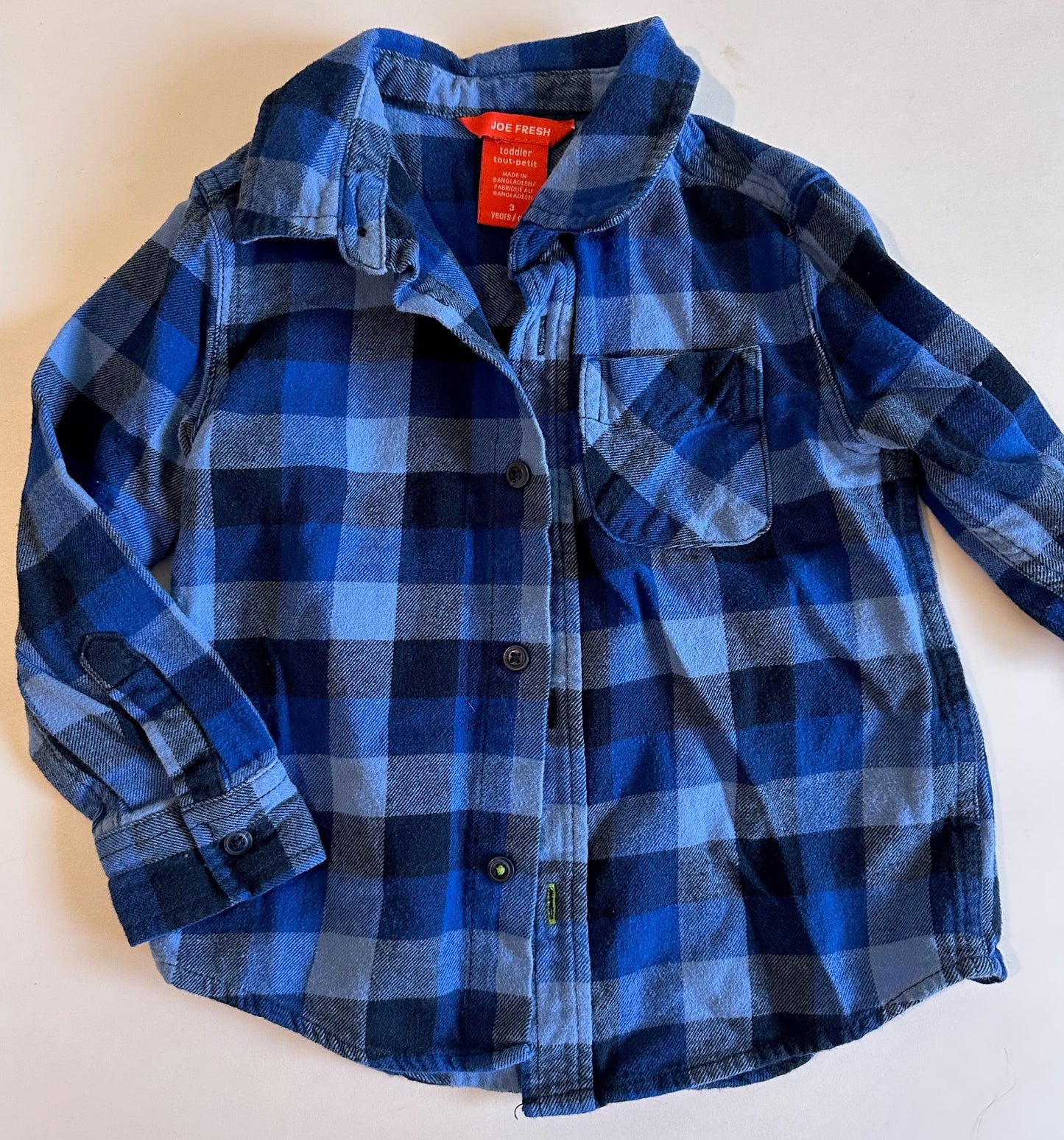 Joe Fresh, Blue Button-Up Shirt - Size 3T