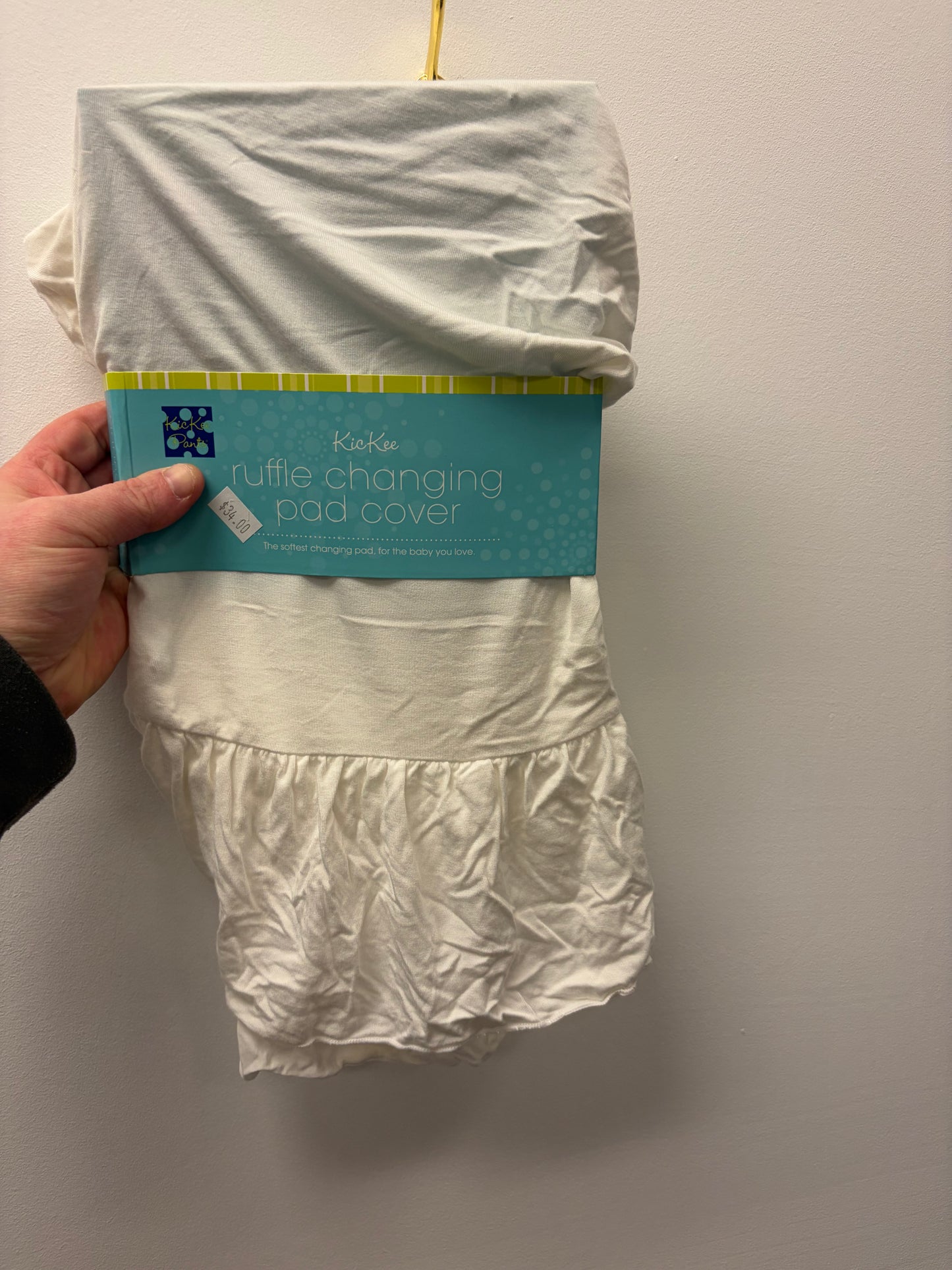 NEW KICKEE PANTS RUFFLE CHANGE PAD COVER