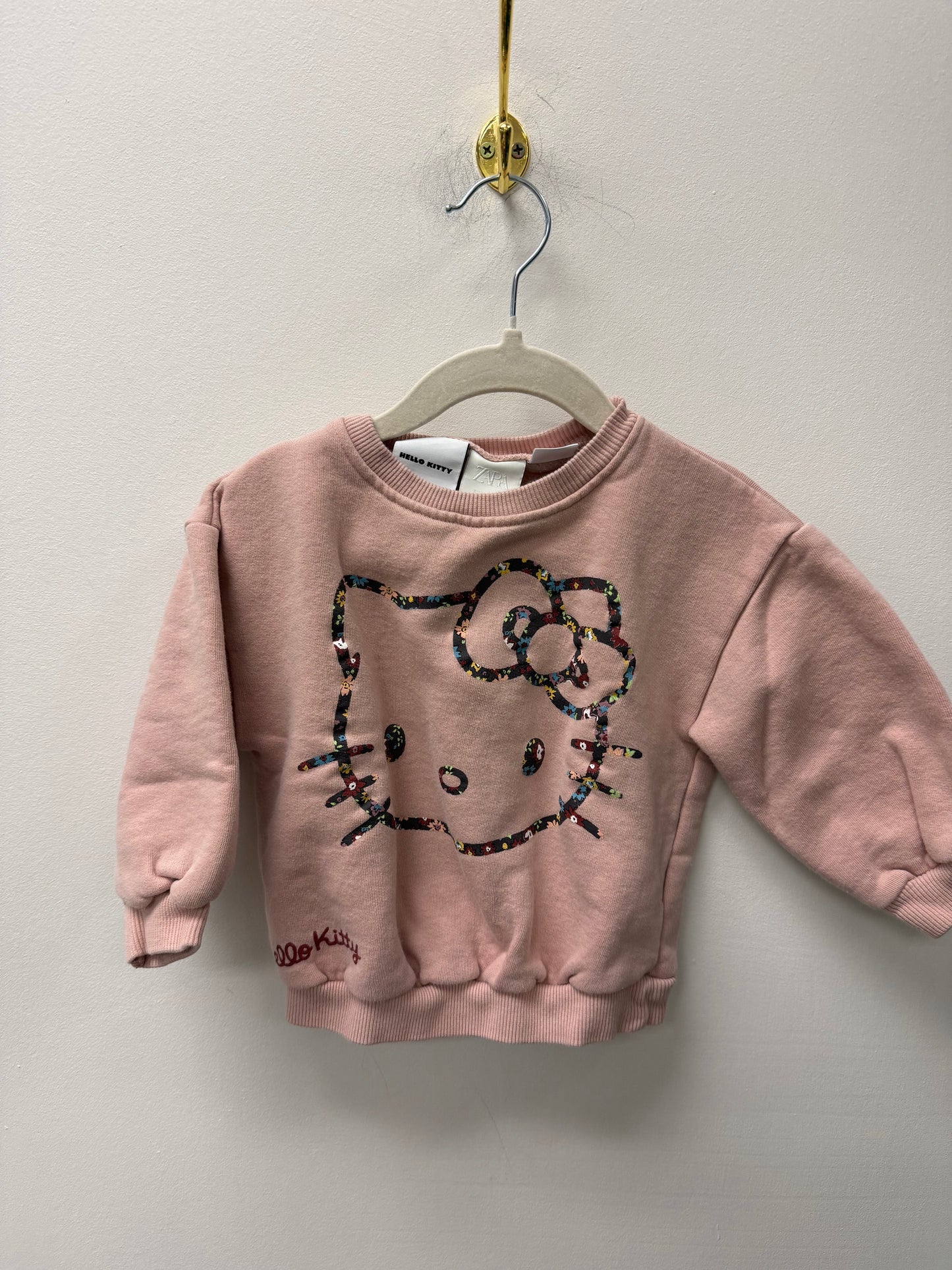 ZARA HELLO KITTY CREW SIZE 1 1/2