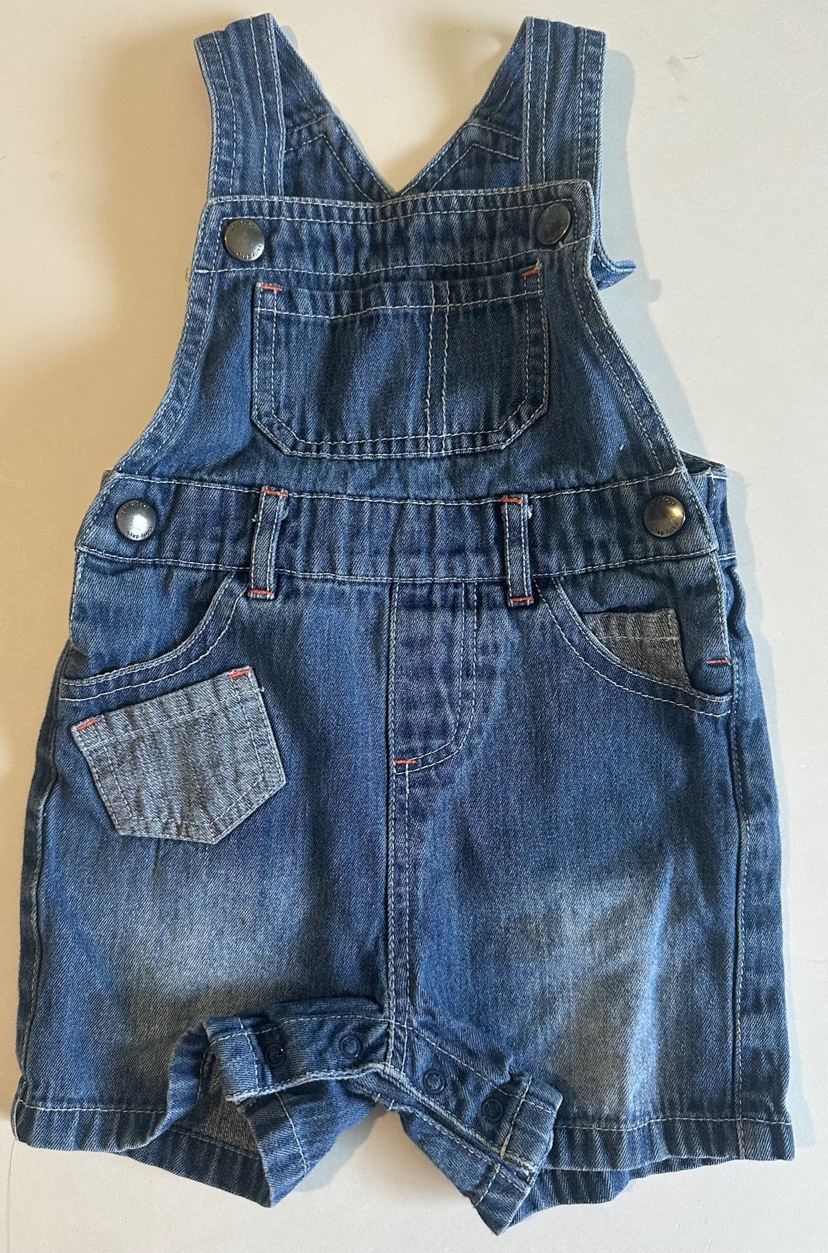Days, Denim Shortalls - 9-12 Months