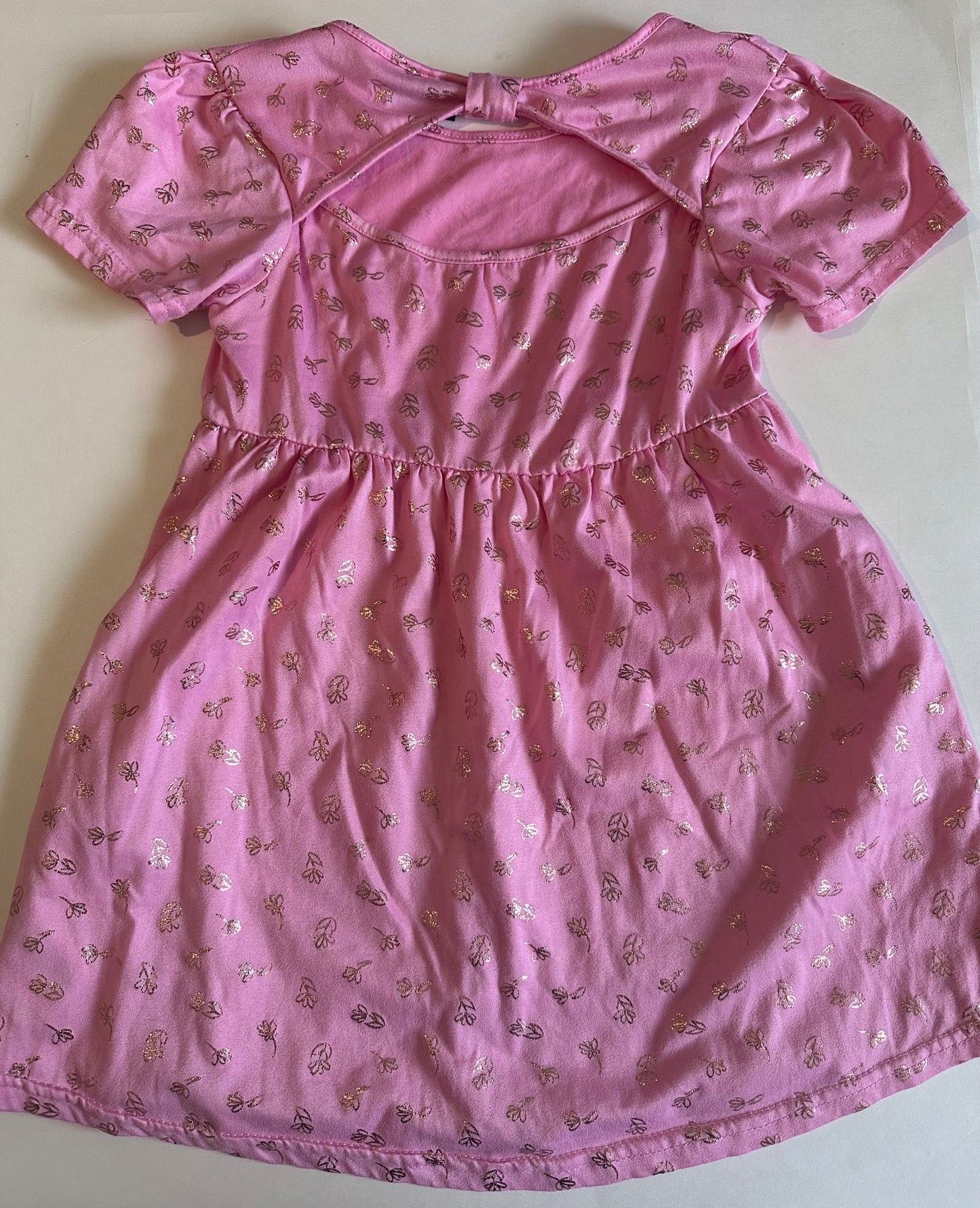 Picapino, Pink and Gold Dress - Size 6X
