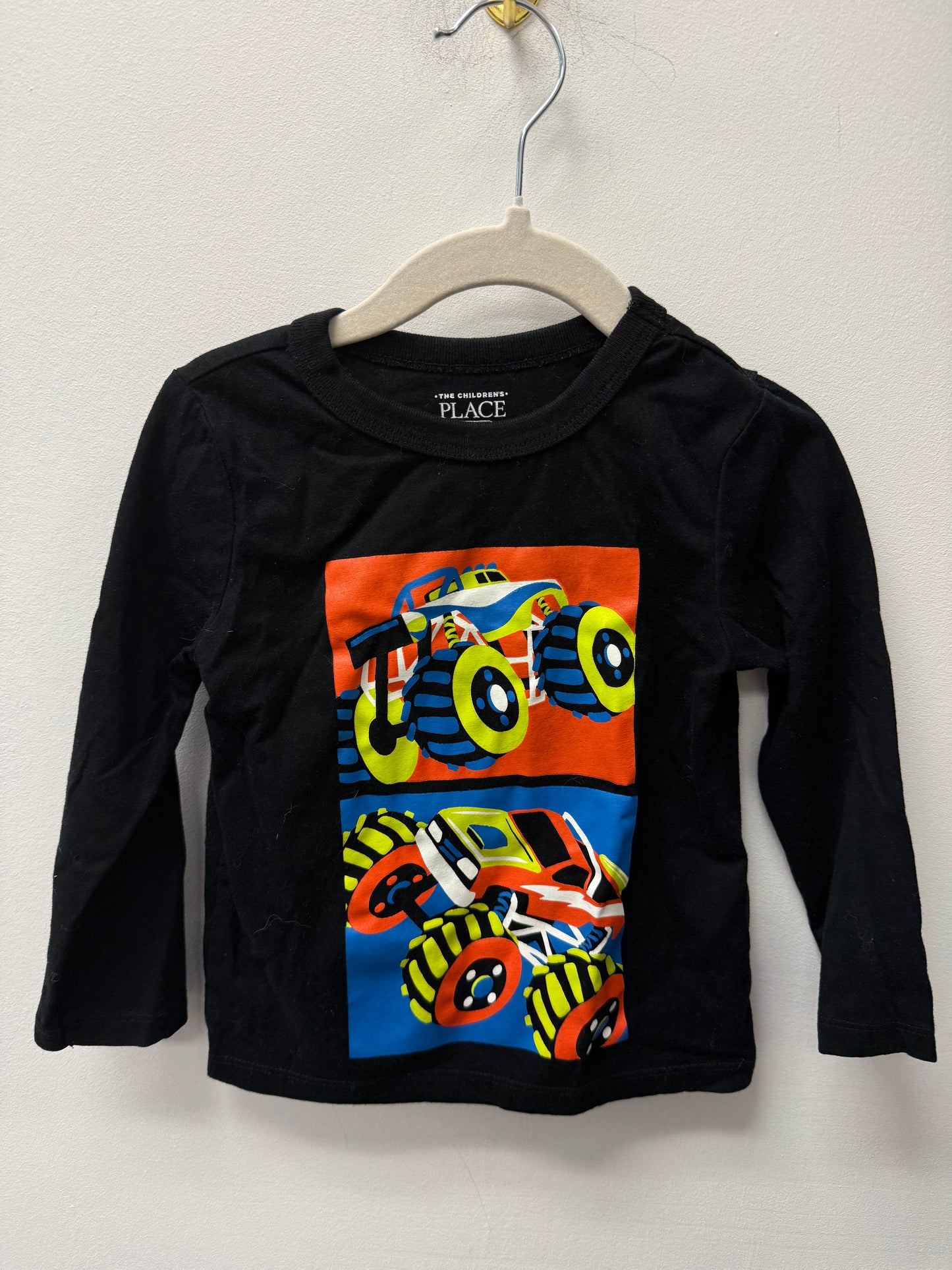 CHILDRENS PLACE MONSTER TRUCK SHIRT SIZE 2T