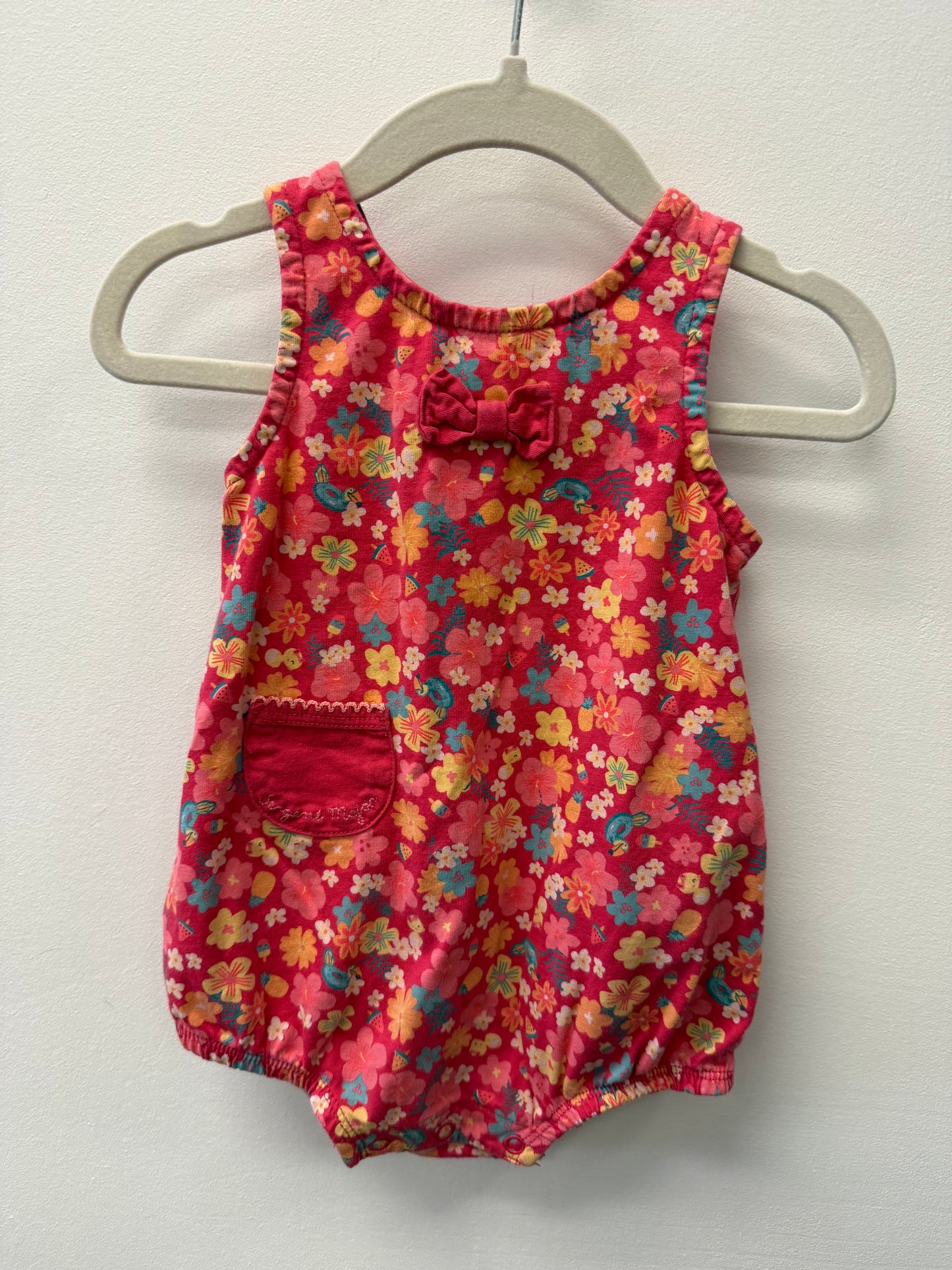 SERGENT MAJOR FLORAL ROMPER SIZE 12M