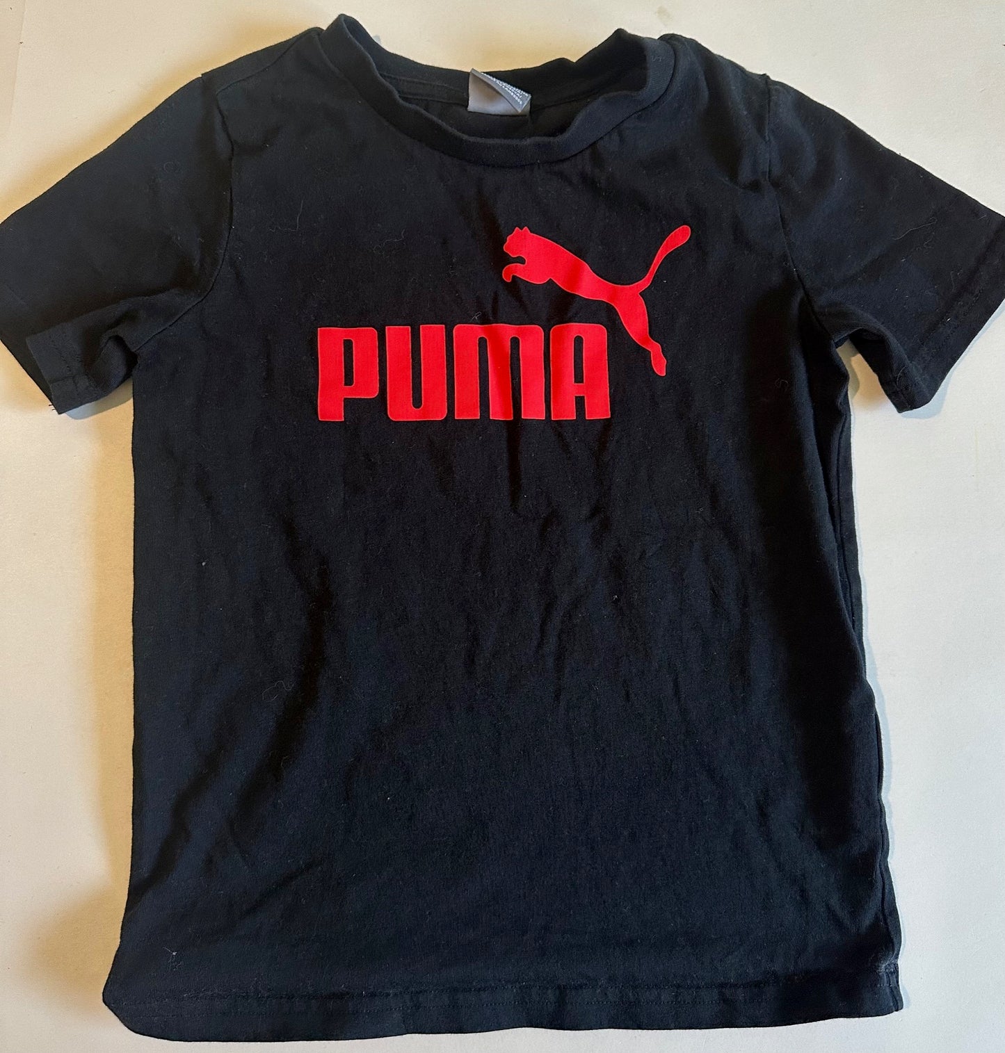 Puma, Black T-Shirt - Size 6
