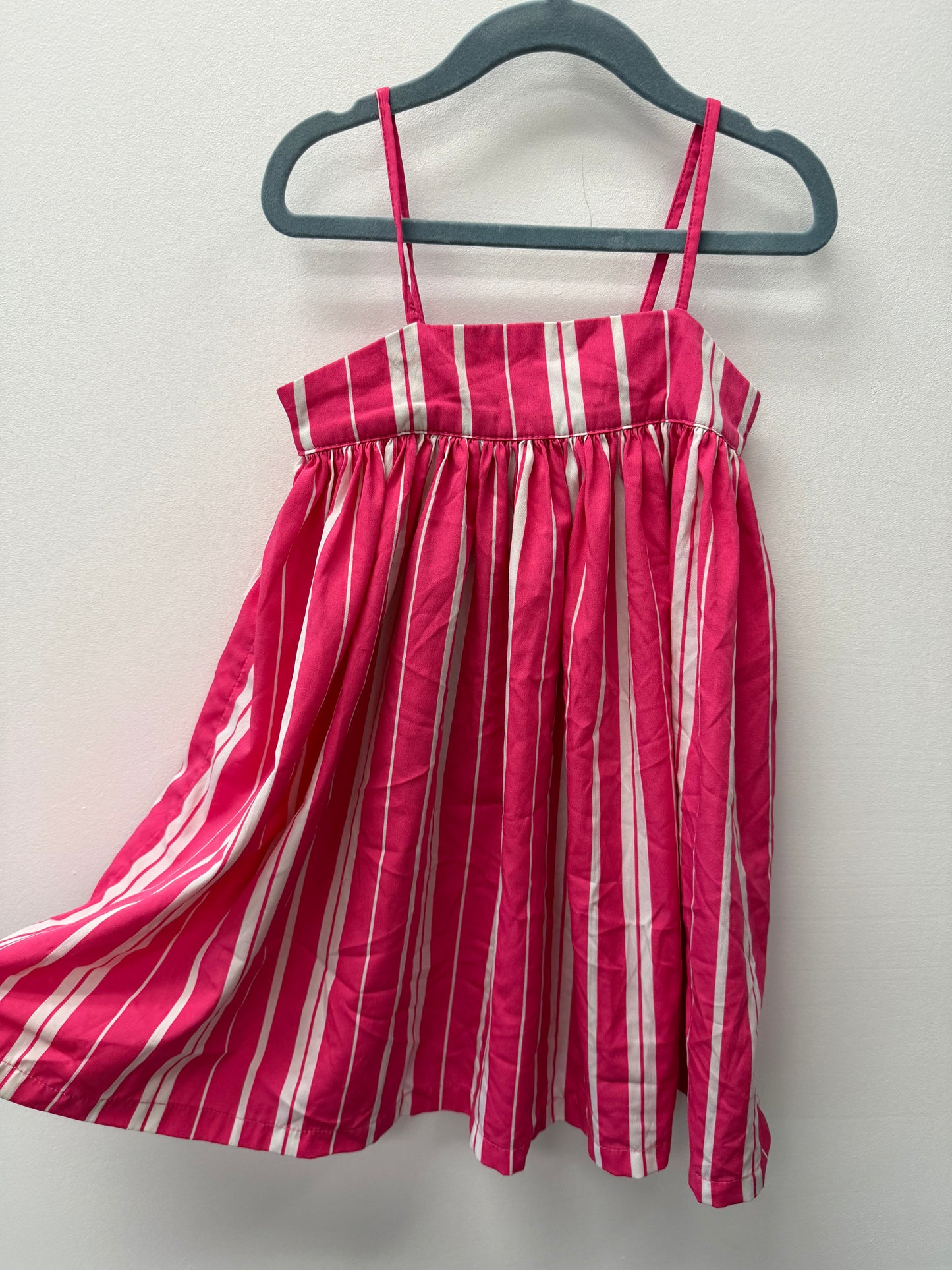 OLD NAVY PINK STRIPPED DRESS SIZE 5T