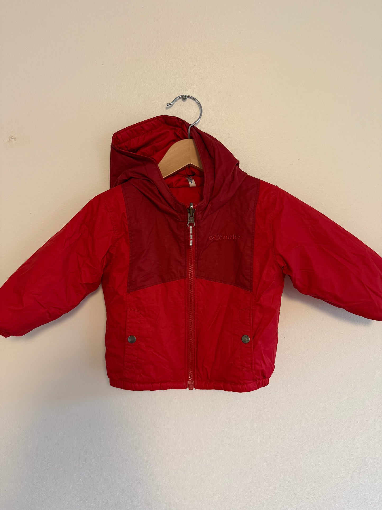 COLUMBIA REVERSIBLE COAT SIZE 12-18M