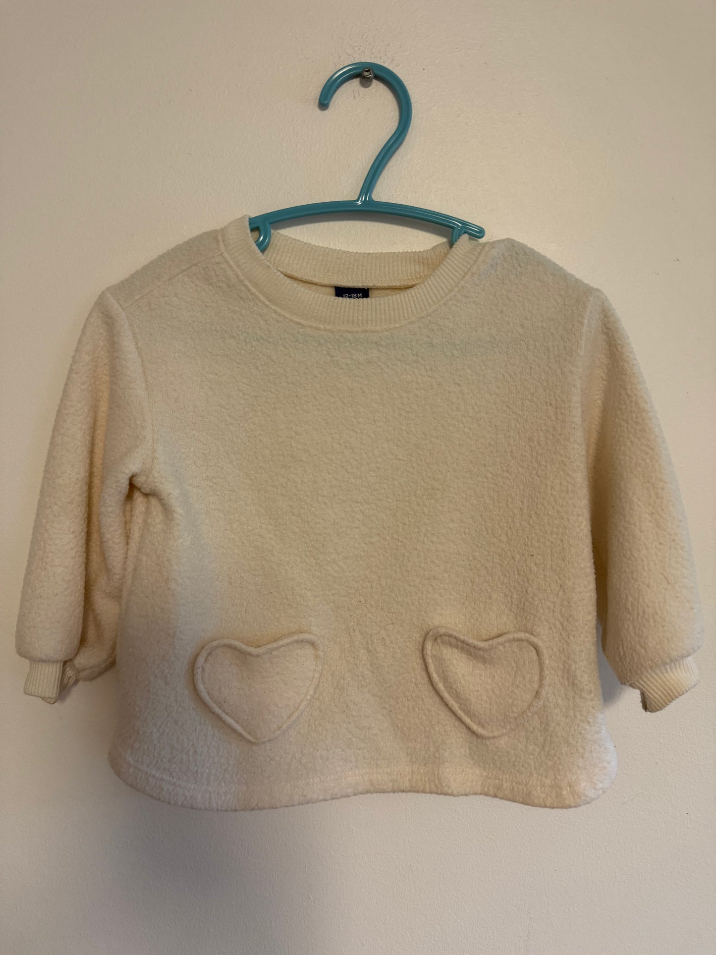 OLD NAVY HEART POCKET SHIRT SIZE 12-18M