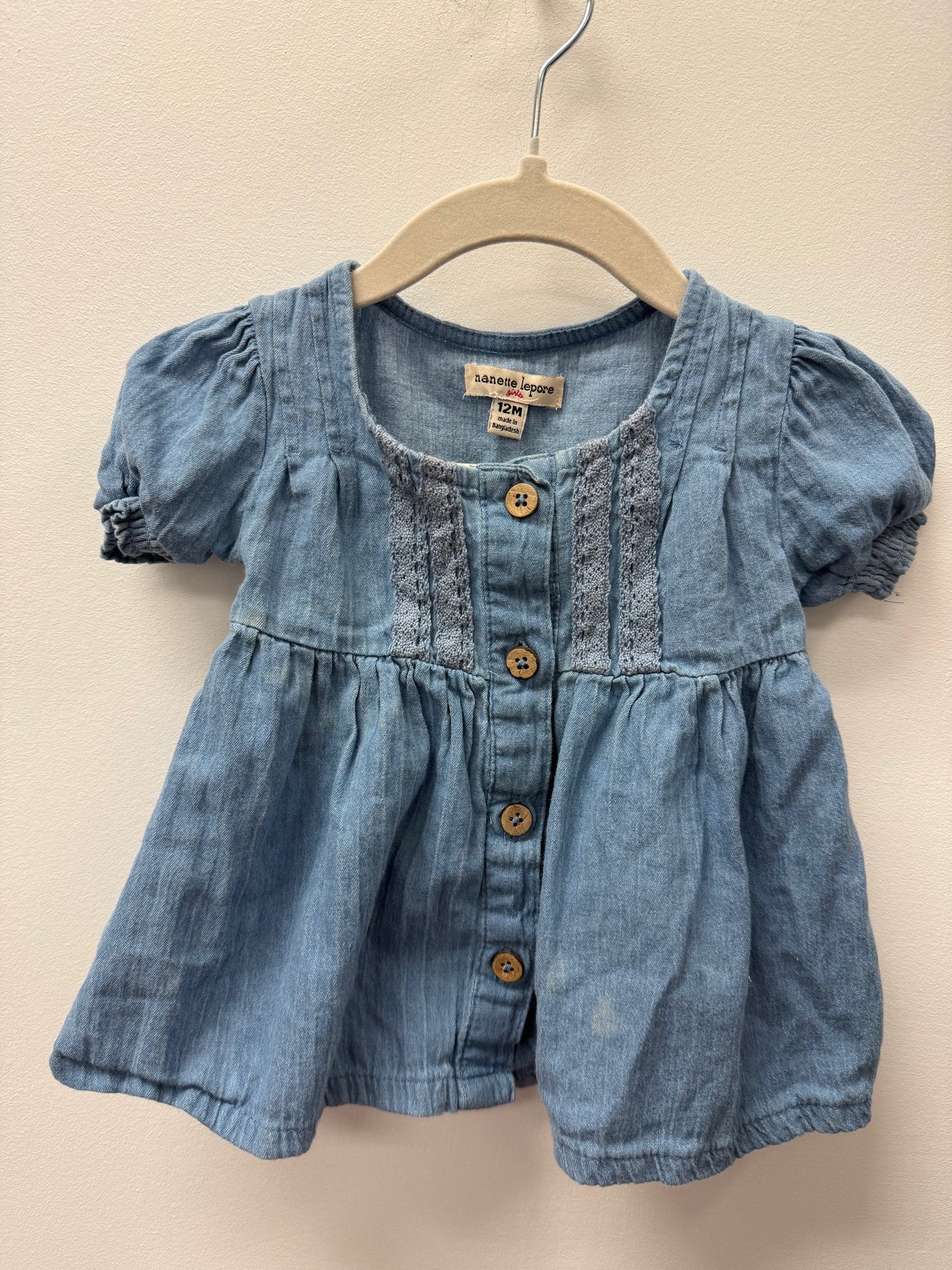 NANETTE LEPORE SHIRT SIZE 12M
