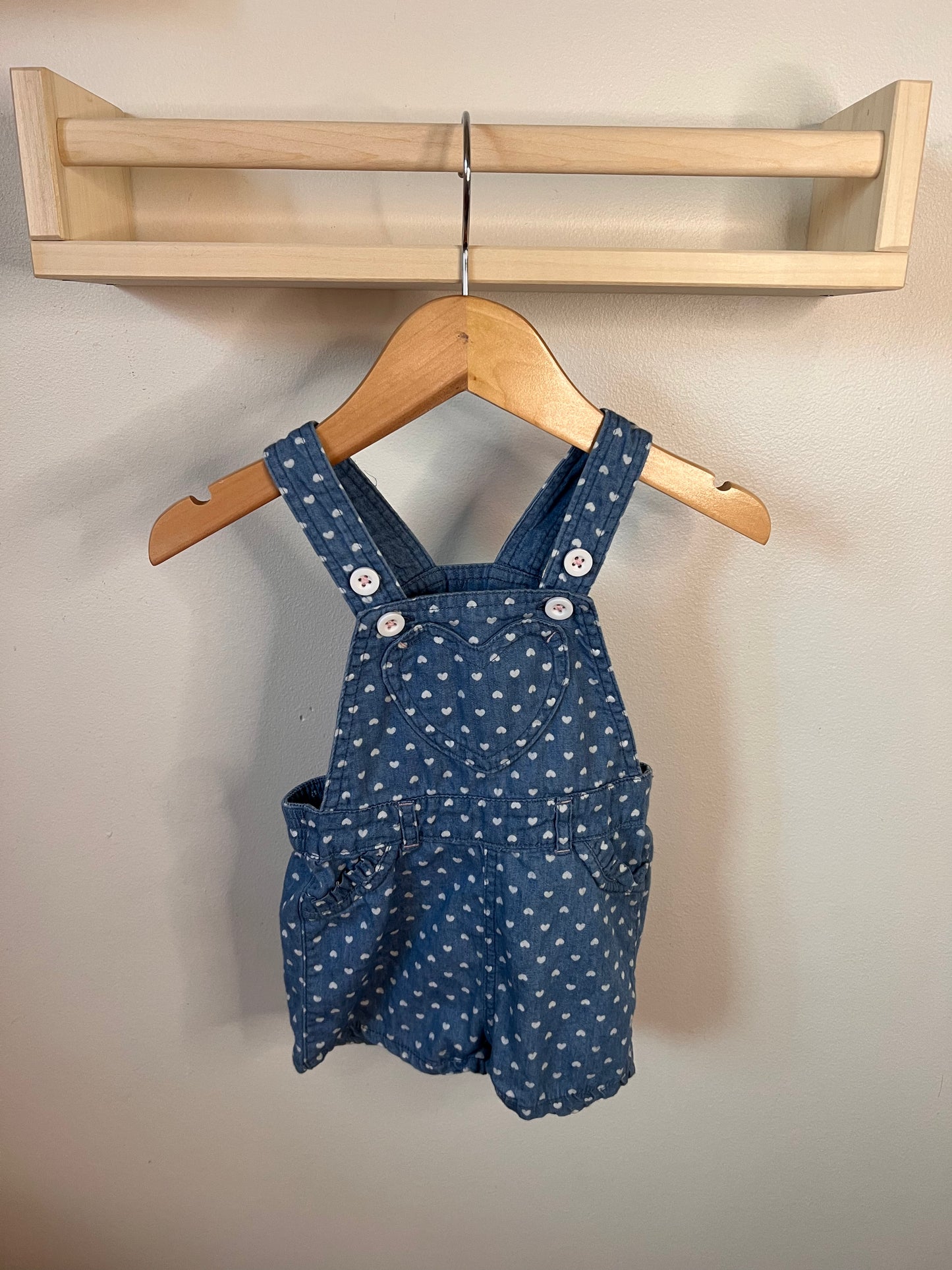 GEORGE HEART OVERALLS 6-12M
