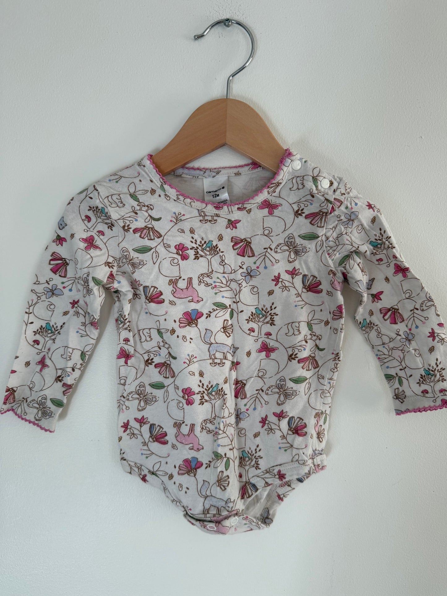 CARHARTT LONG SLEEVE ONESIE SIZE 12M