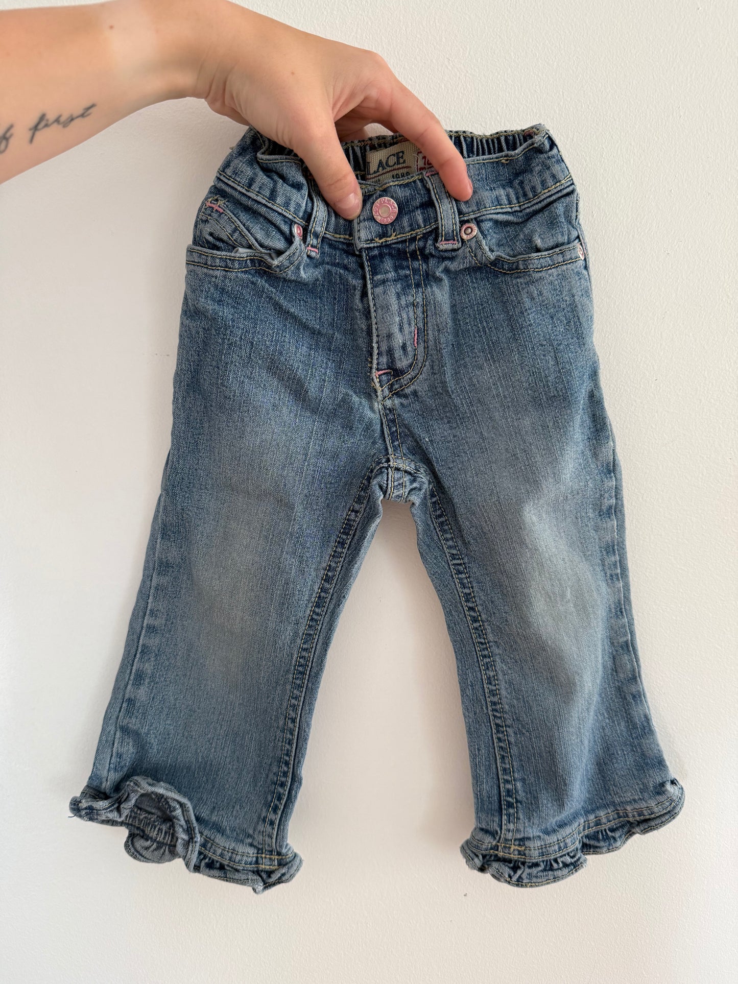 CHILDRENS PLACE FLARE JEANS SIZE 18M