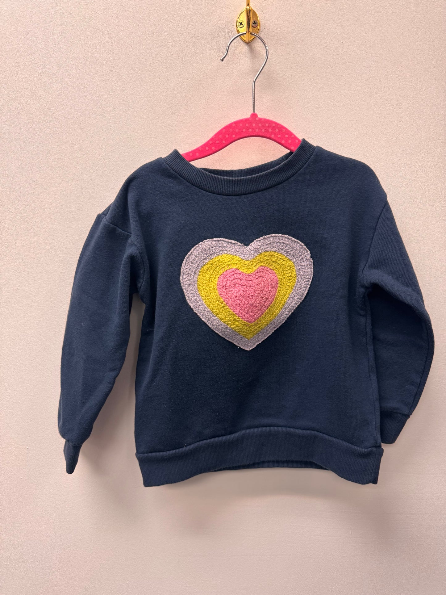 JOE FRESH HEART CREW SIZE 4T