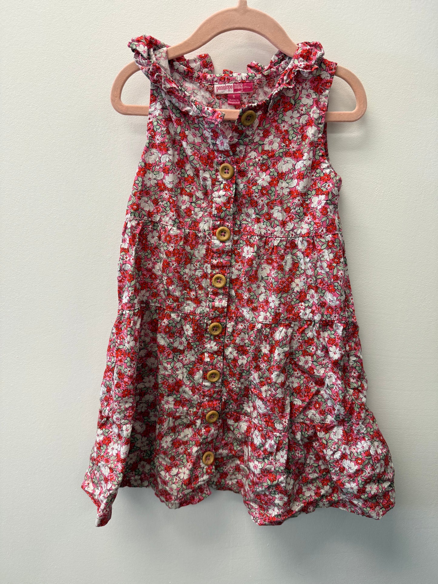 PENELOPE MACK FLORAL DRESS SIZE 5T