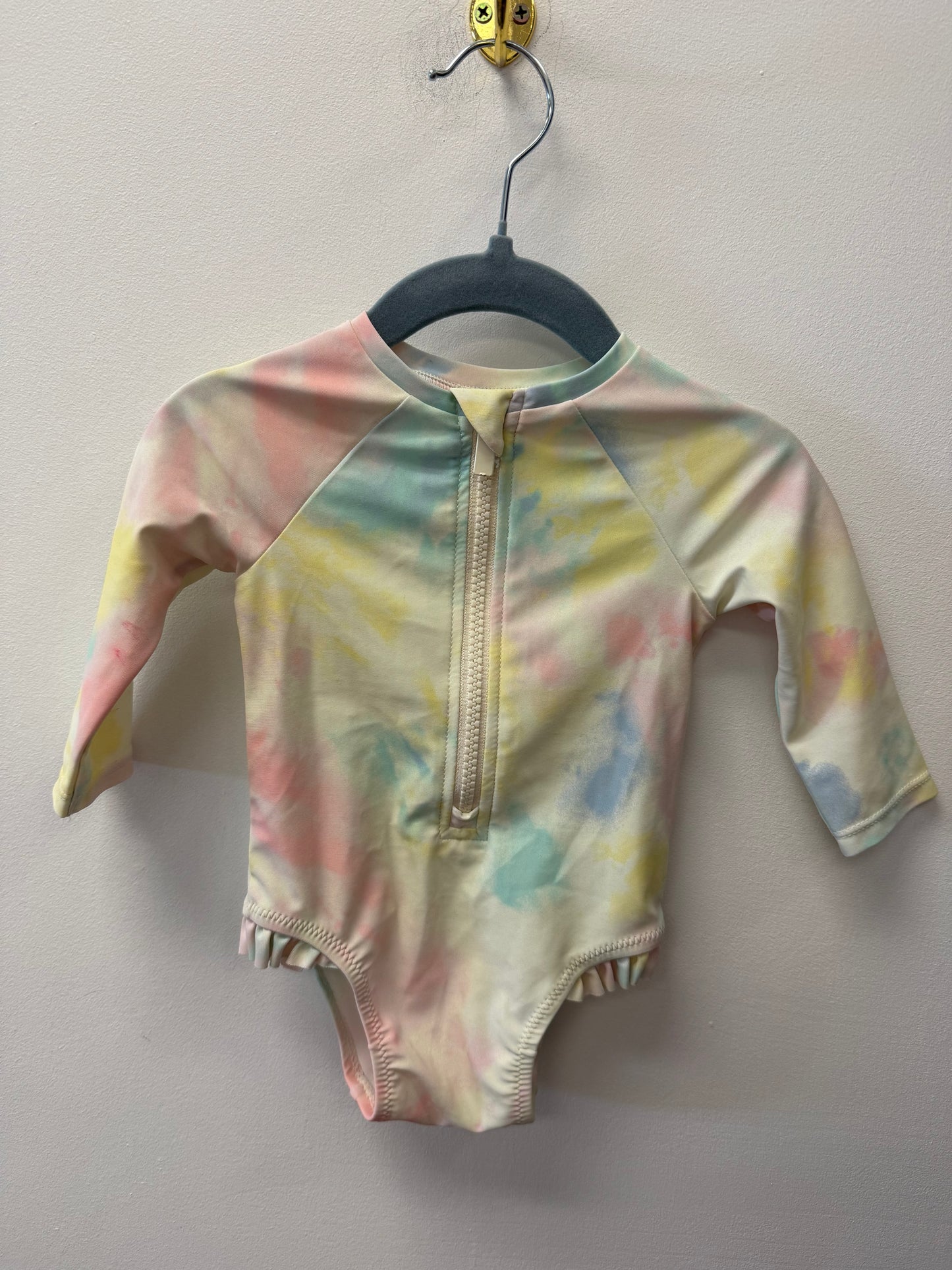 OLD NAVY TIE DYE BATHING SUIT SIZE 3-6M