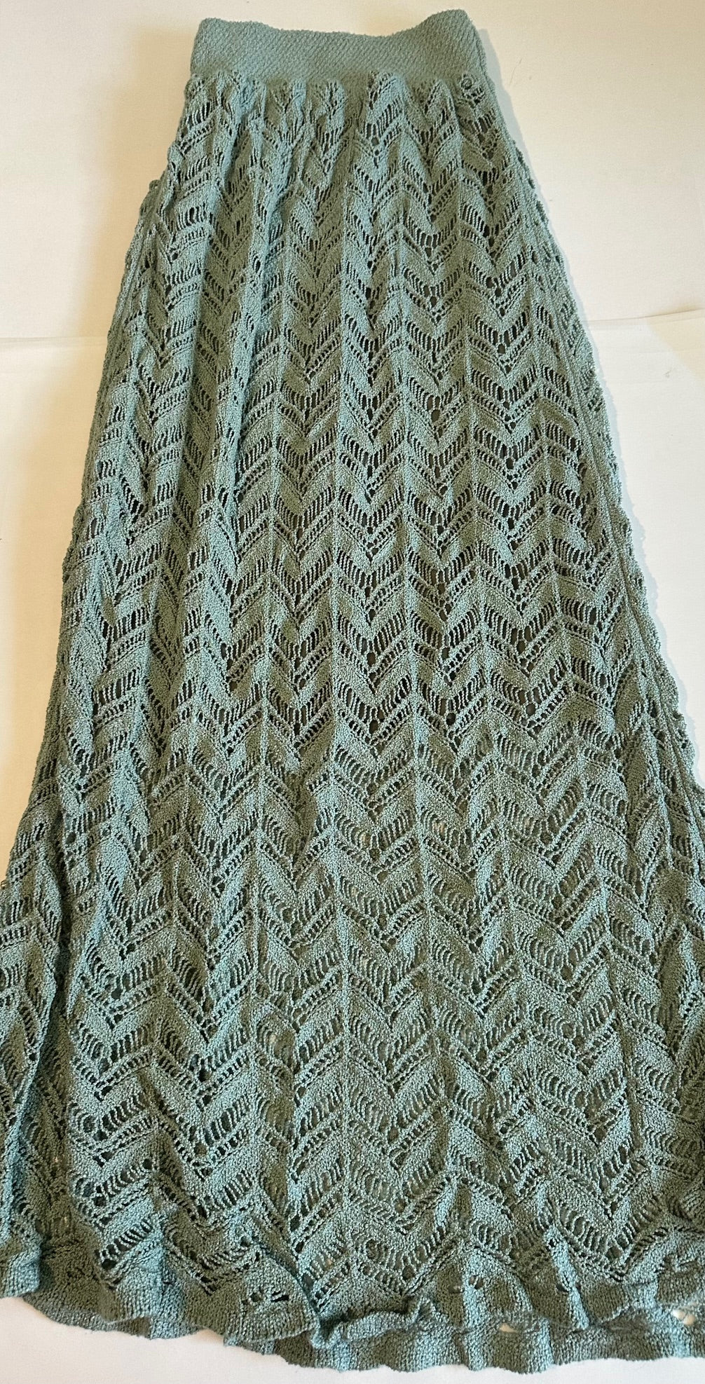 *Adult* D&K, Long Green Lacy Skirt - Size XS