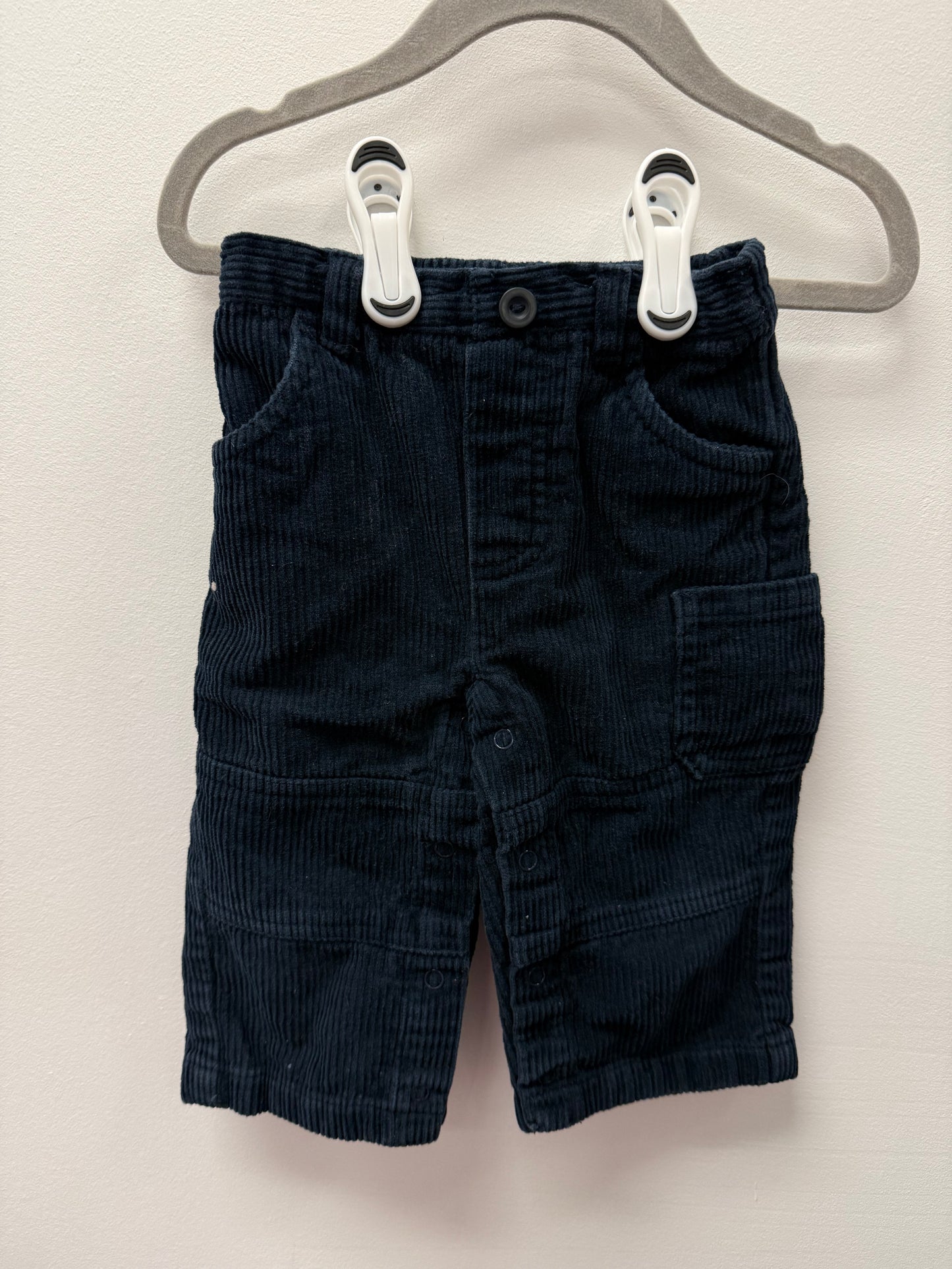 TEDDYS CHOICE COURDAROY JEANS SIZE 6-9M