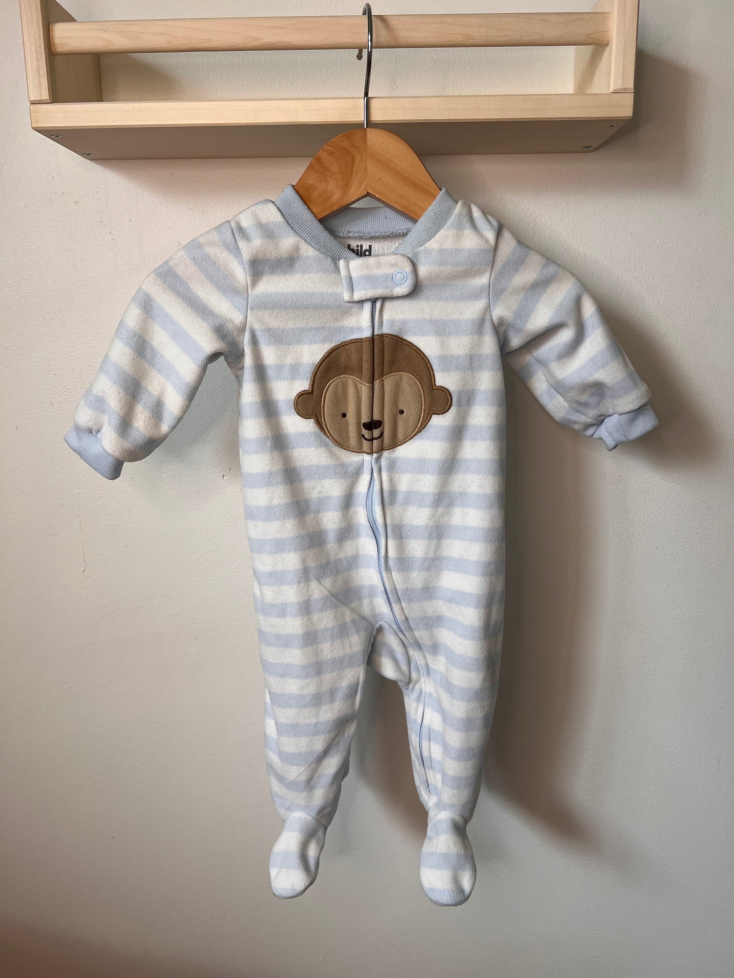 CARTERS MONKEY SLEEPER 0-3M