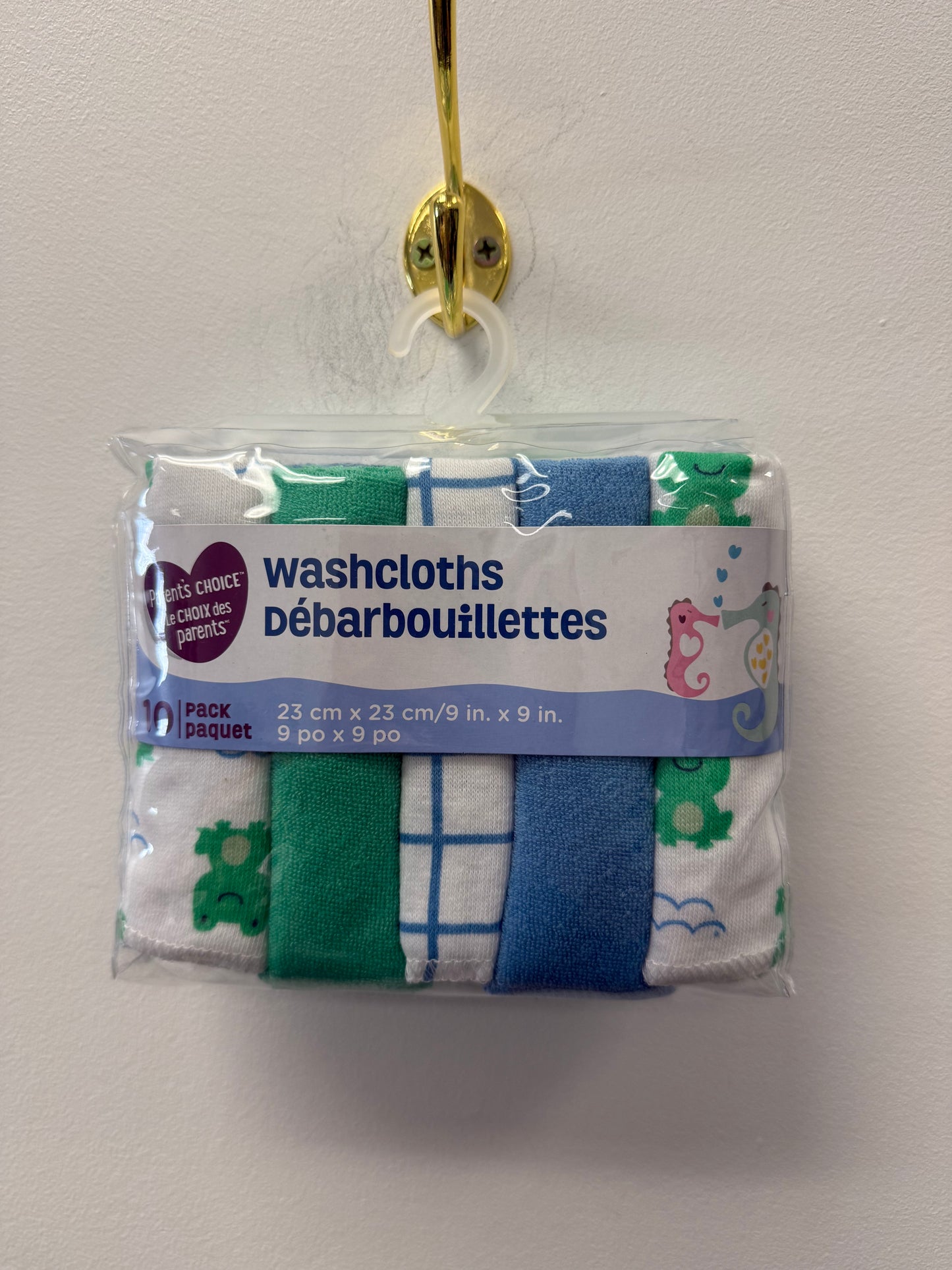 NEW PARENTS CHOICE WASH CLOTHS