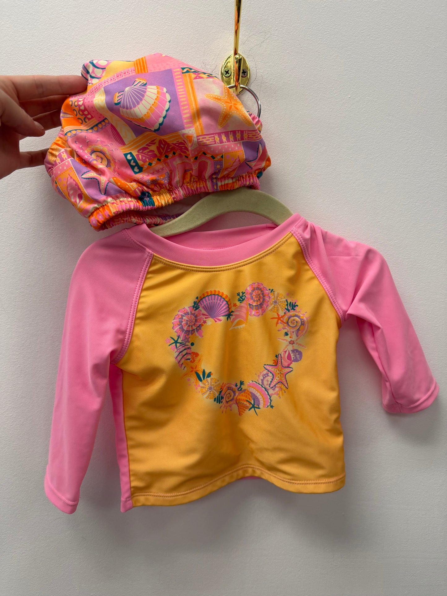 GEORGE STARFISH 2 PIECE BATHING SUIT SIZE 6-12M