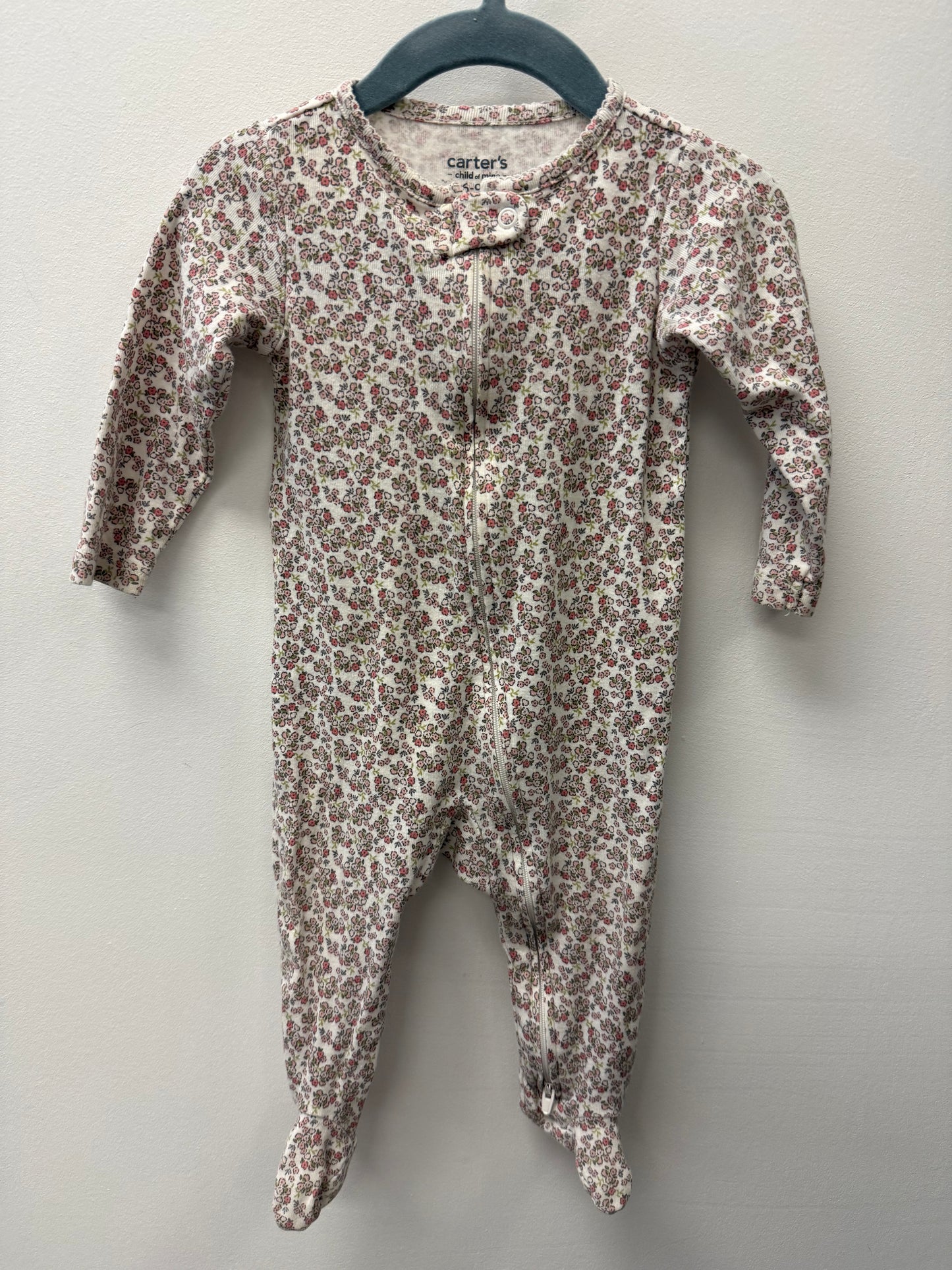 CARTERS FLORAL SLEEPER SIZE 6-9M