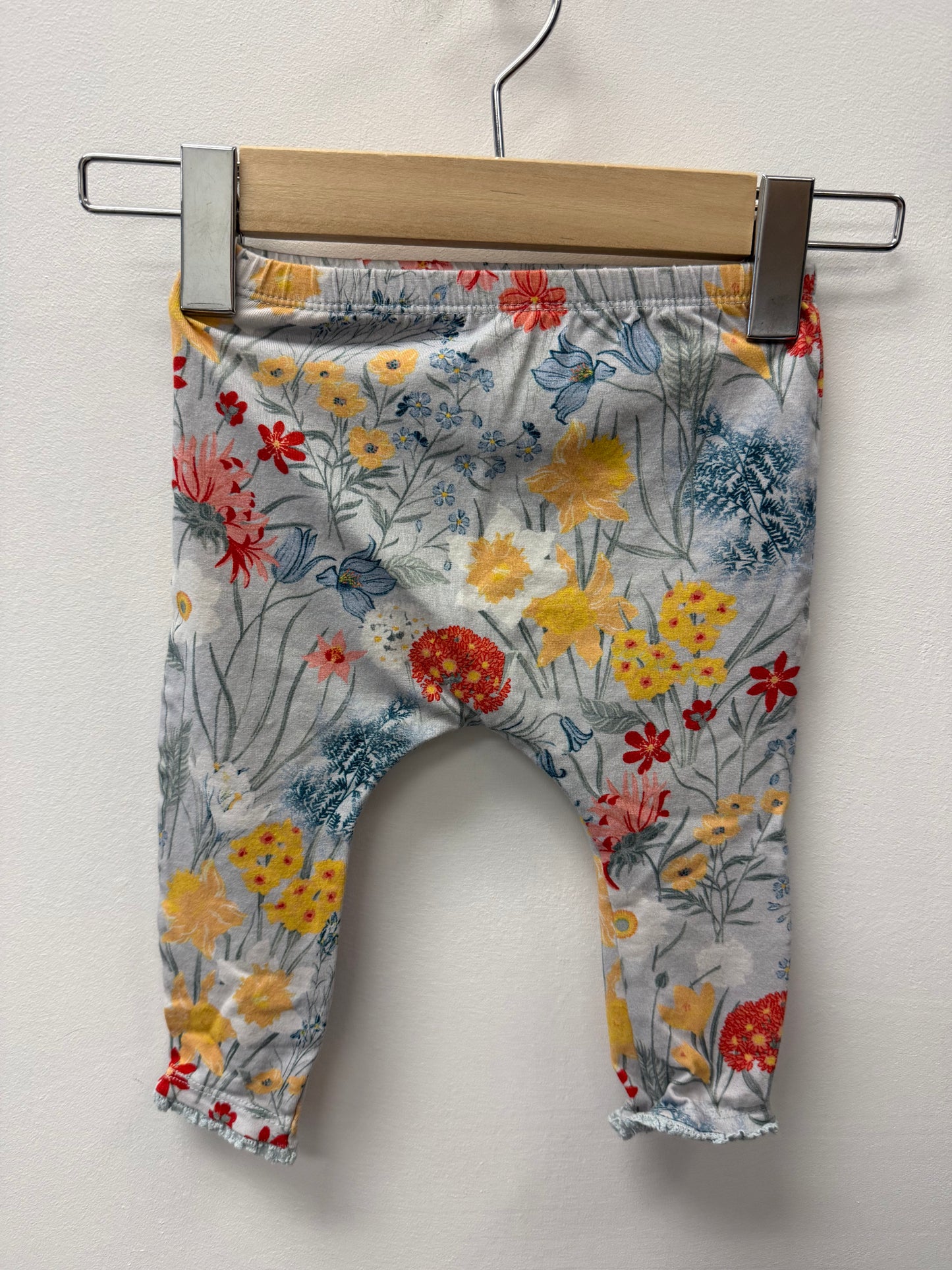 NEXT BABY FLORAL PANTS SIZE 6-9M